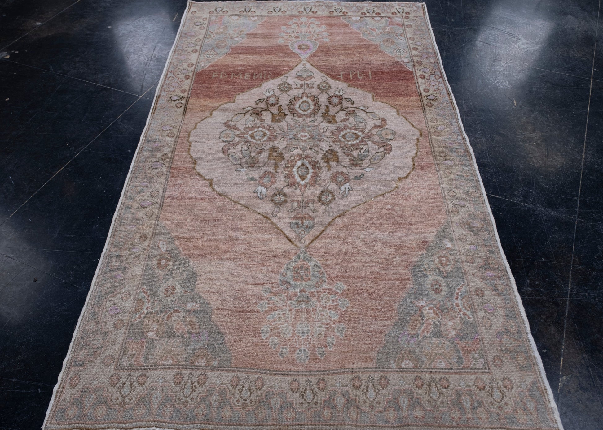 Turkish Vintage Anatolian Rug 4'4" x 7'8" #6021