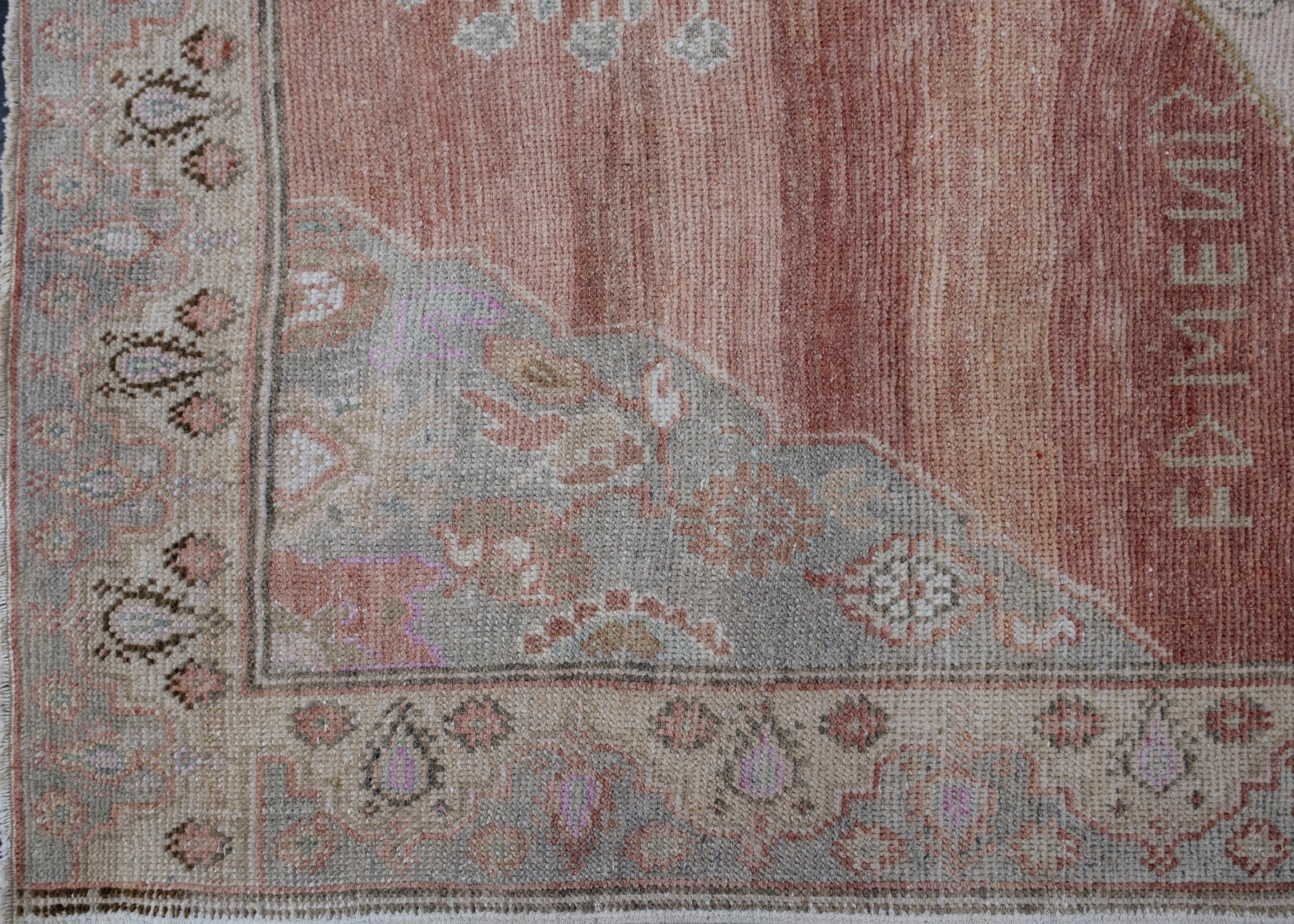 Turkish Vintage Anatolian Rug 4'4" x 7'8" #6021