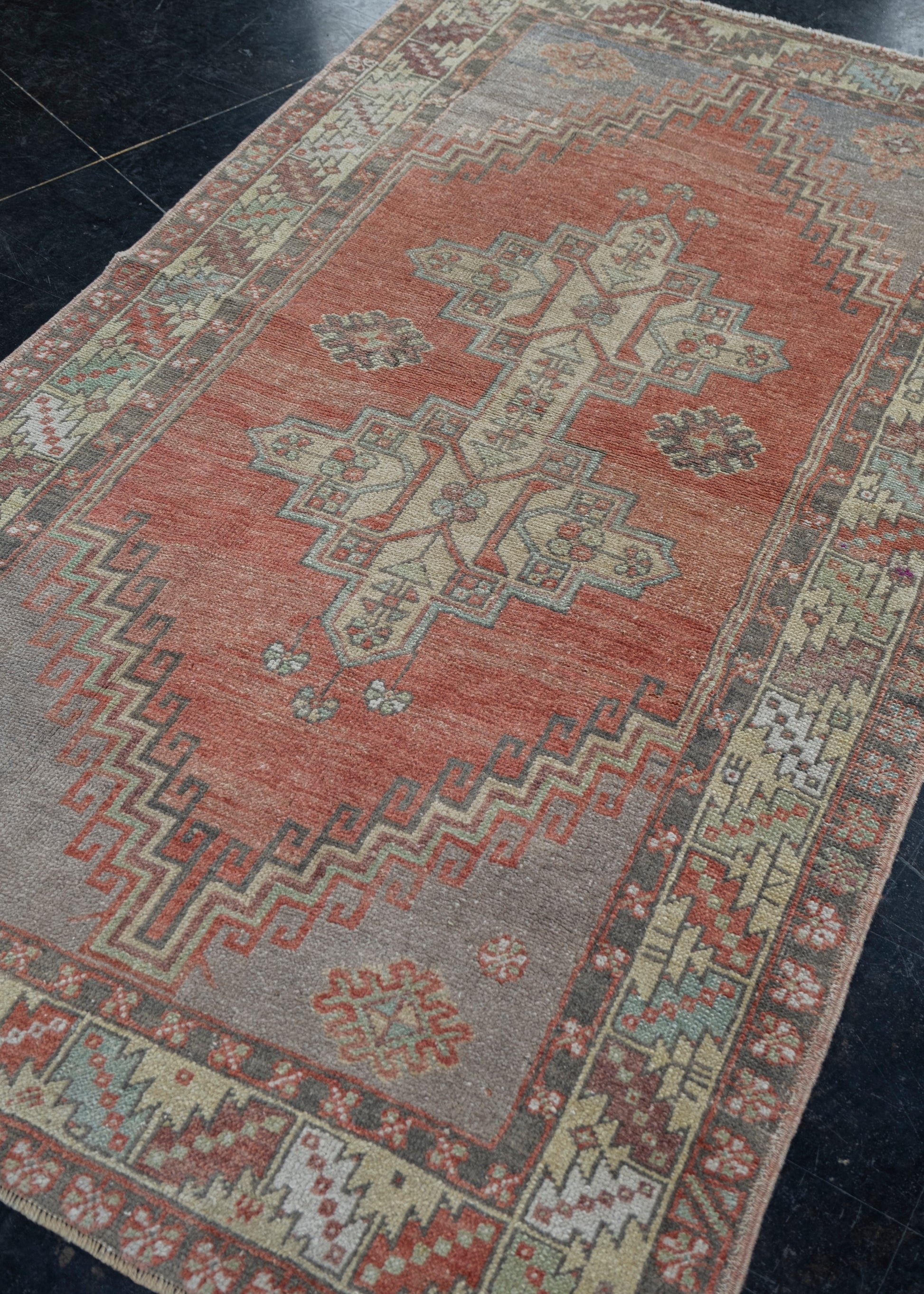 Turkish Vintage Anatolian Rug 3'10" x 6'7" #6020