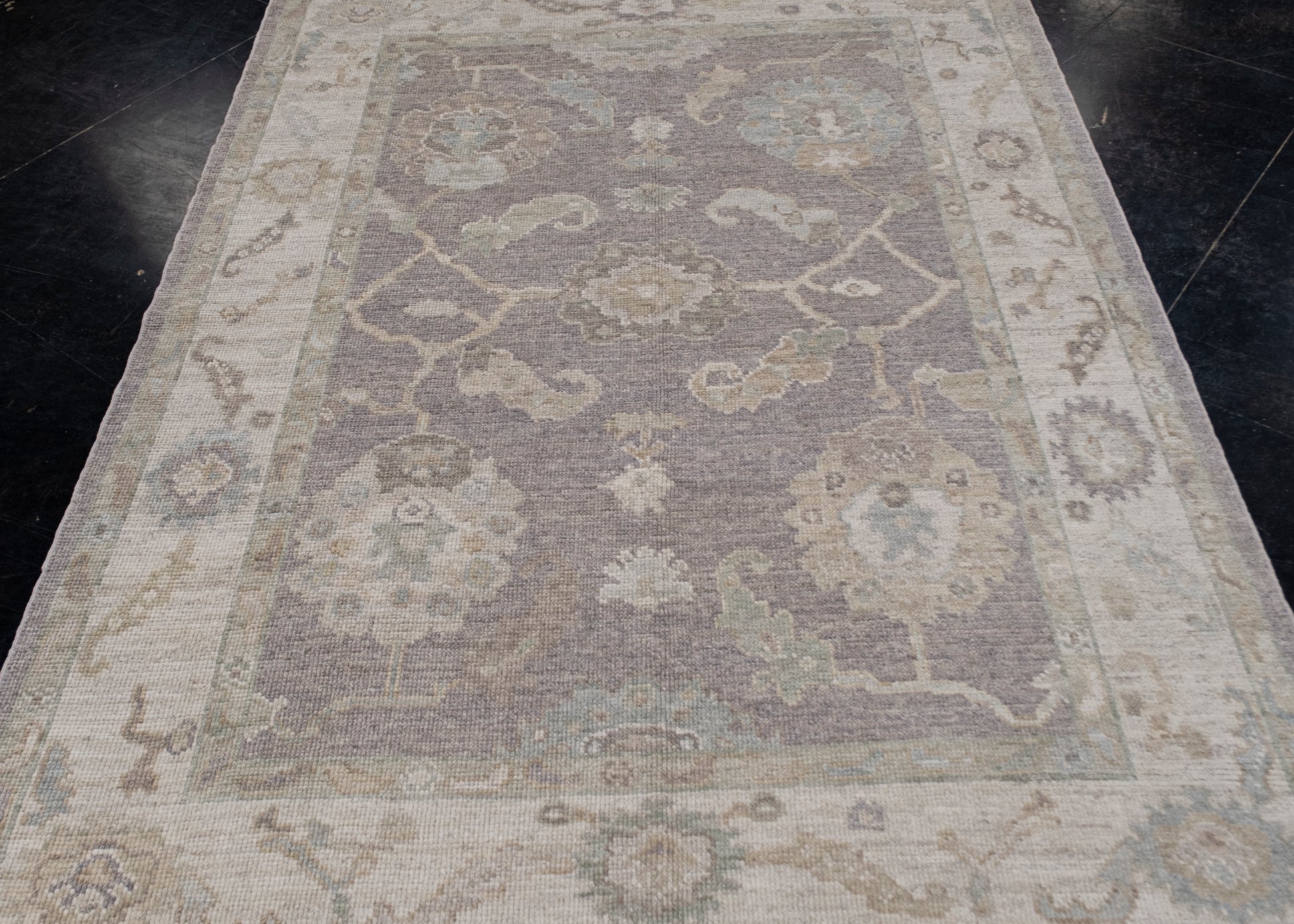Turkish Oushak Rug 5'3" x 7'1" #11568