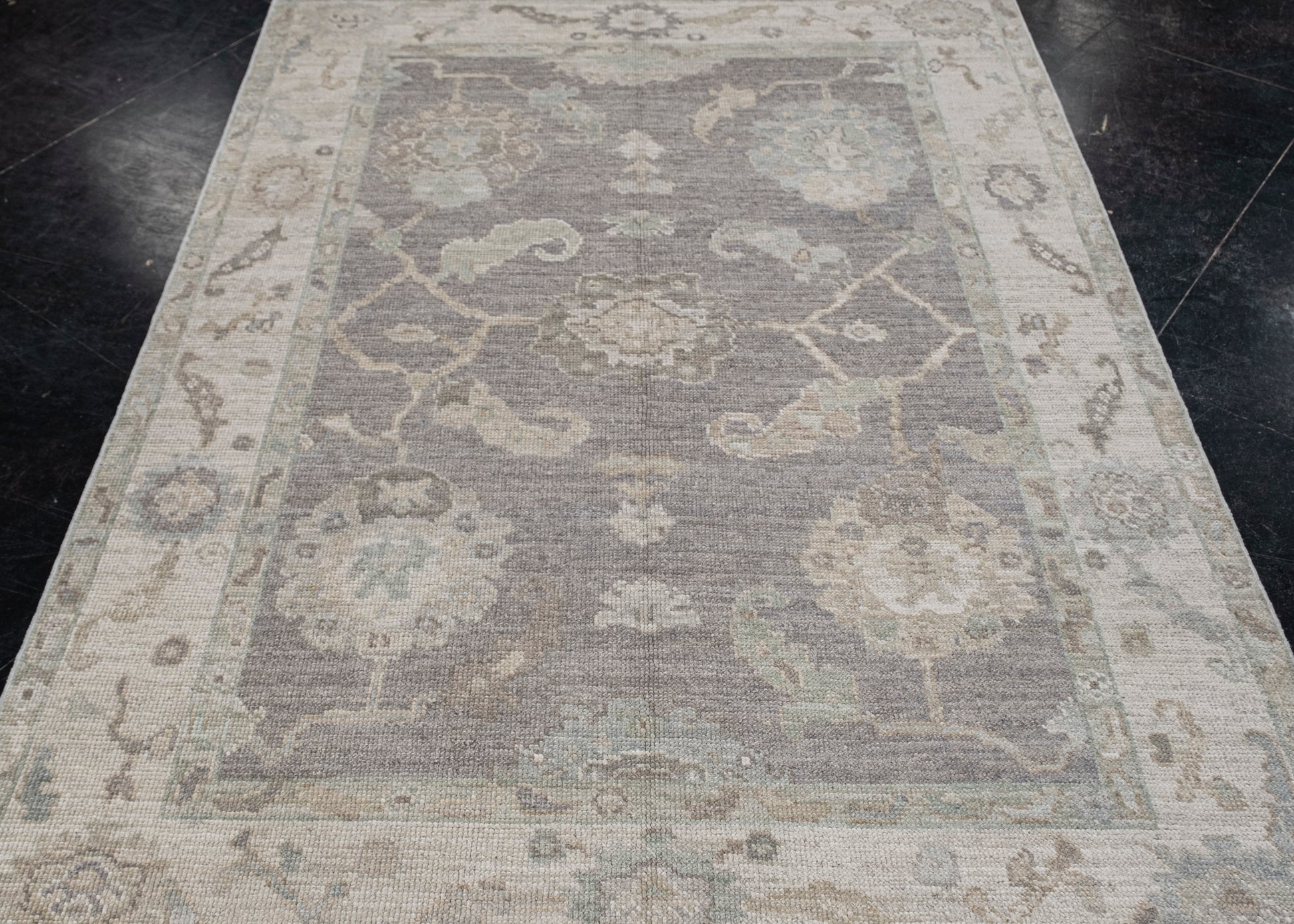 Turkish Oushak Rug 5'2" x 7' #11773