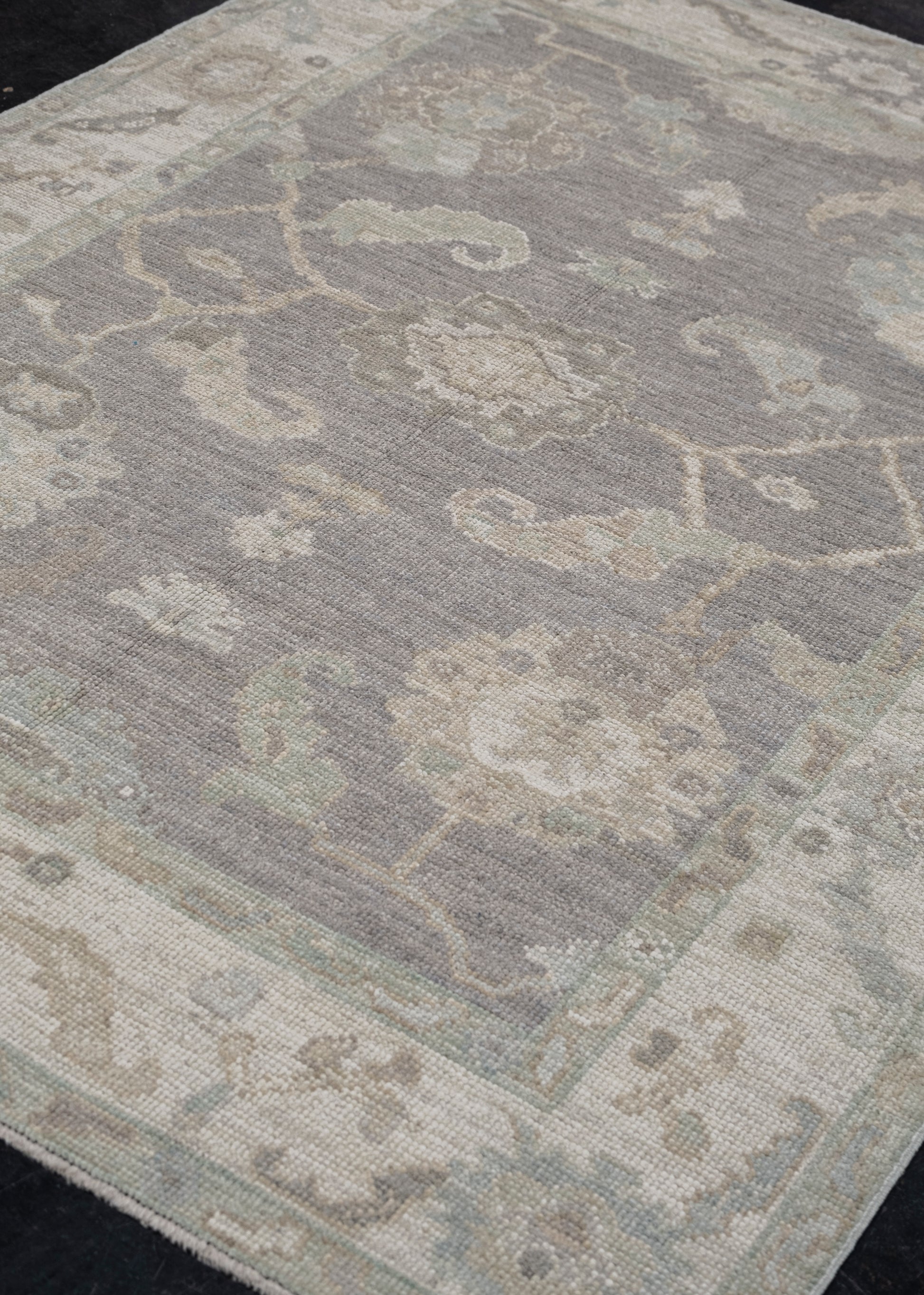Turkish Oushak Rug 5'2" x 7' #11773