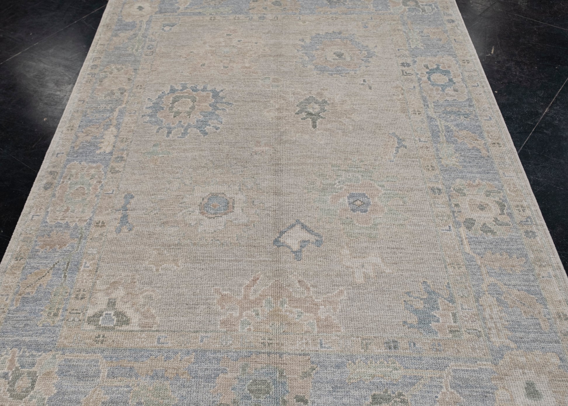 Turkish Oushak Rug 5'1" x 6'10" #11581