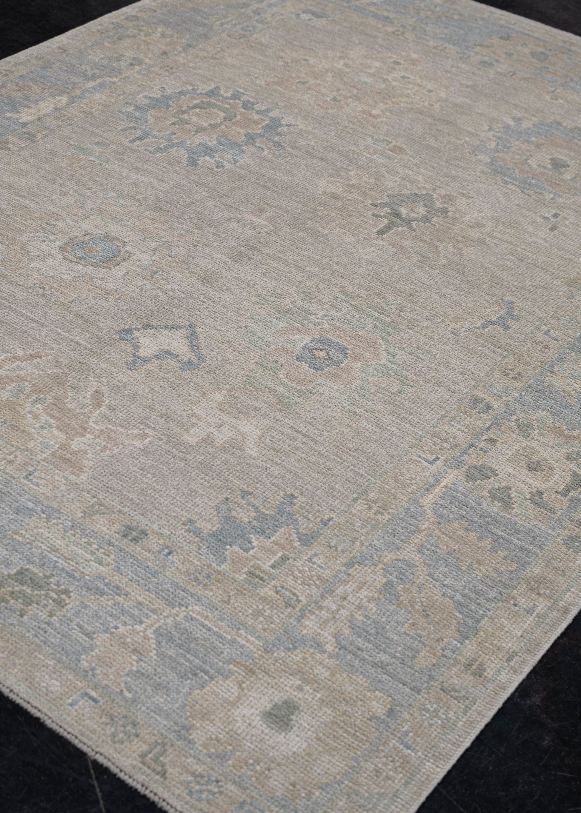 Turkish Oushak Rug 5'1" x 6'10" #11581
