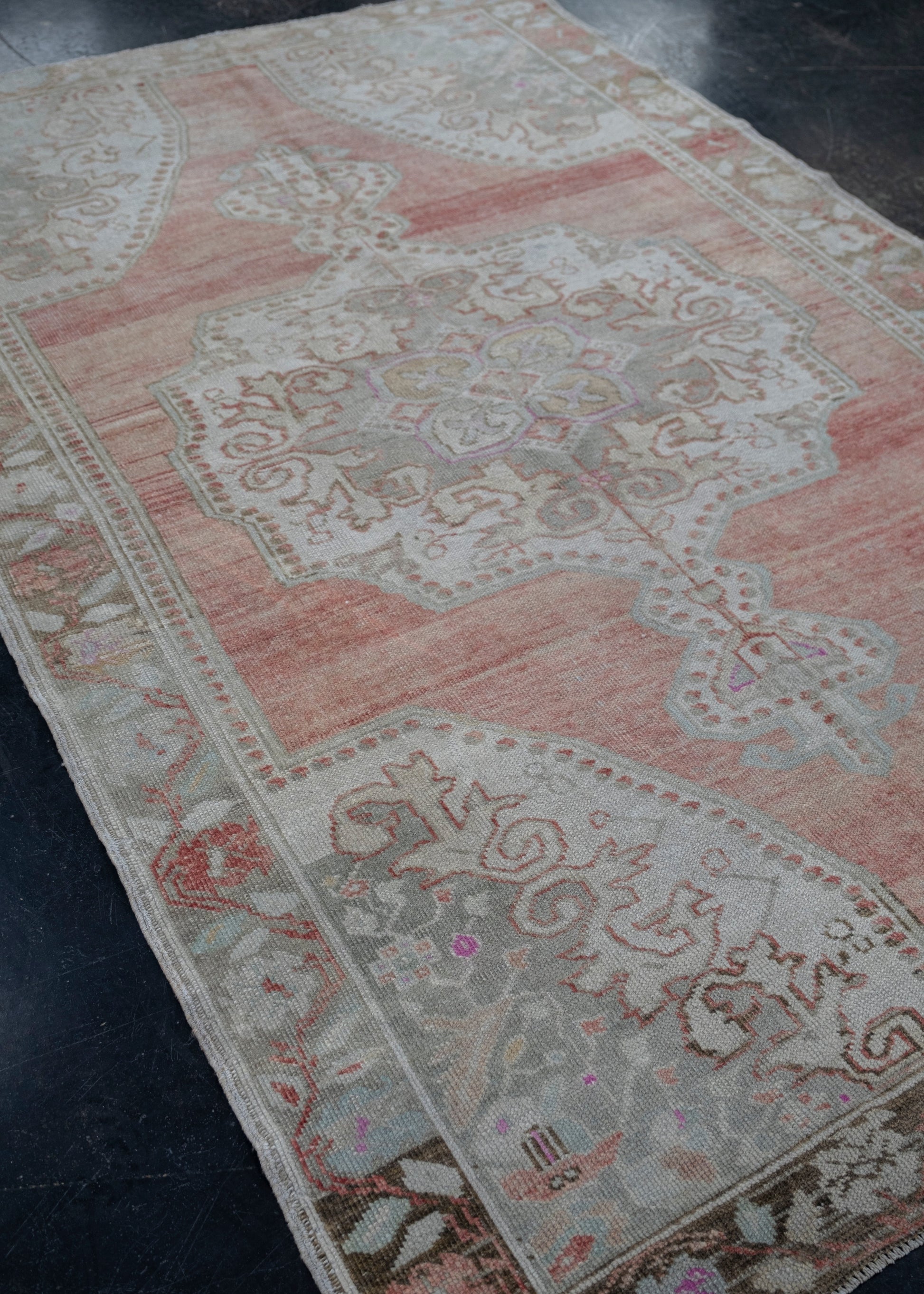 Turkish Vintage Anatolian Rug 4'5" x 7' #6001