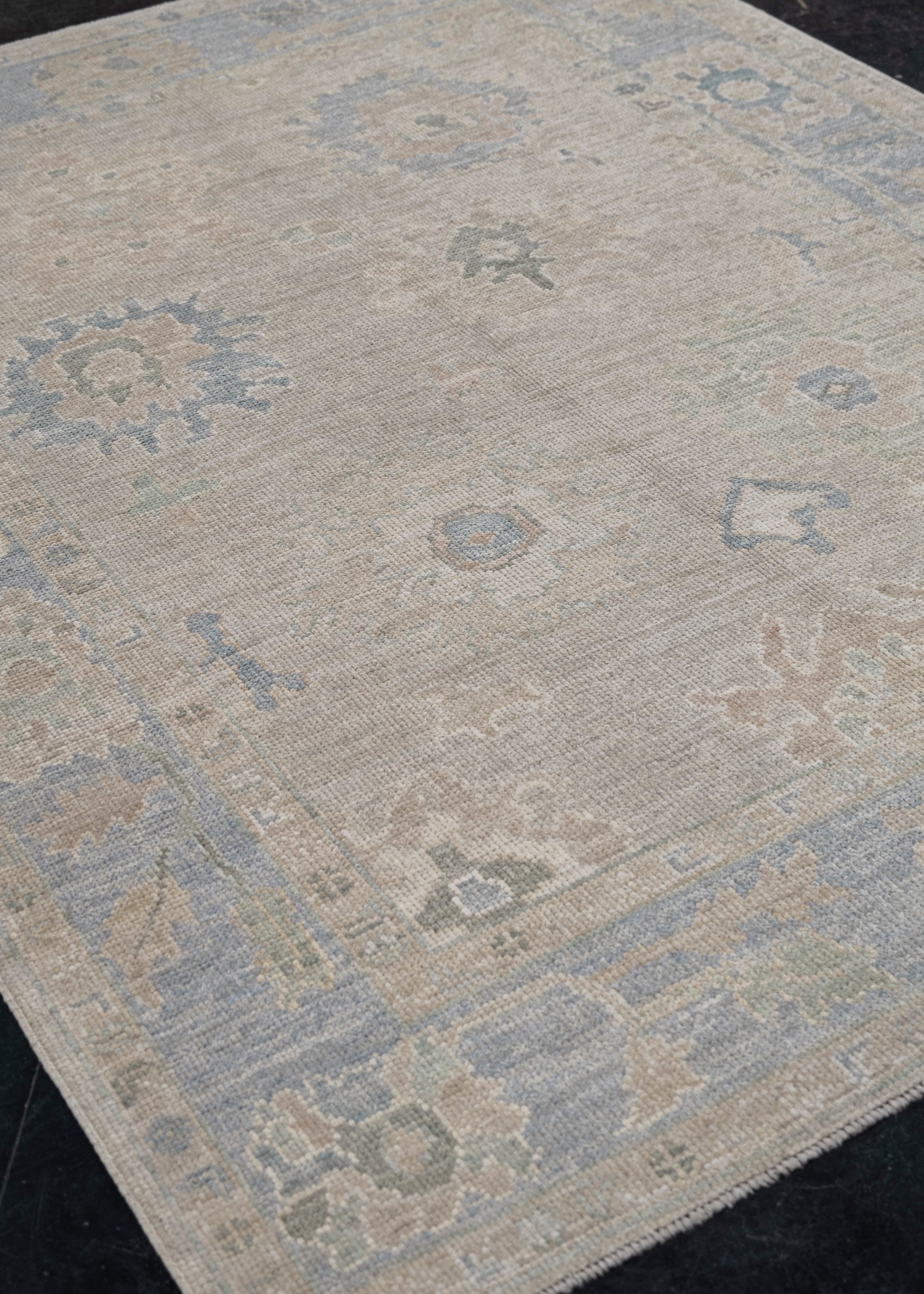 Turkish Oushak Rug 5'1" x 6'10" #11581