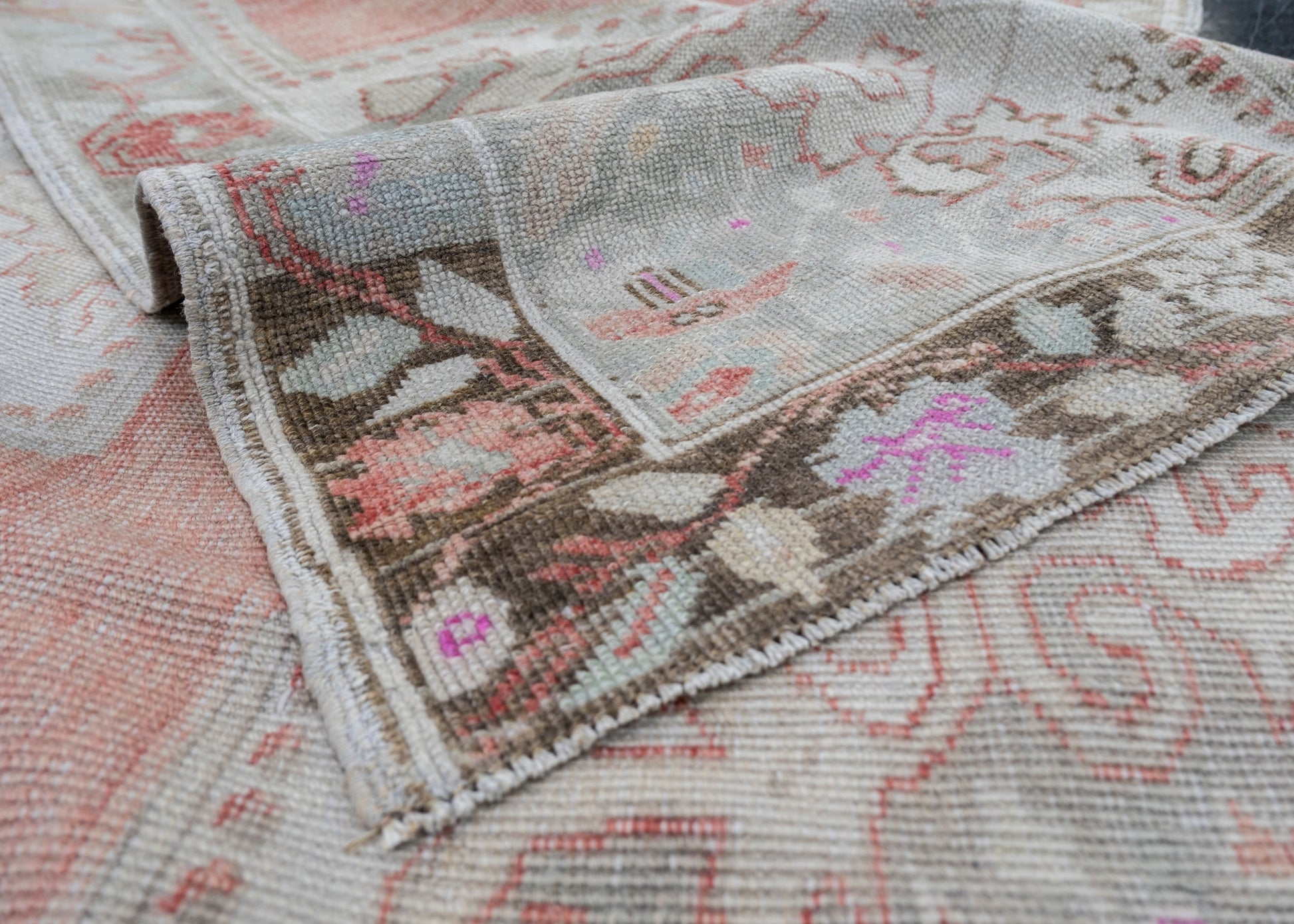 Turkish Vintage Anatolian Rug 4'5" x 7' #6001