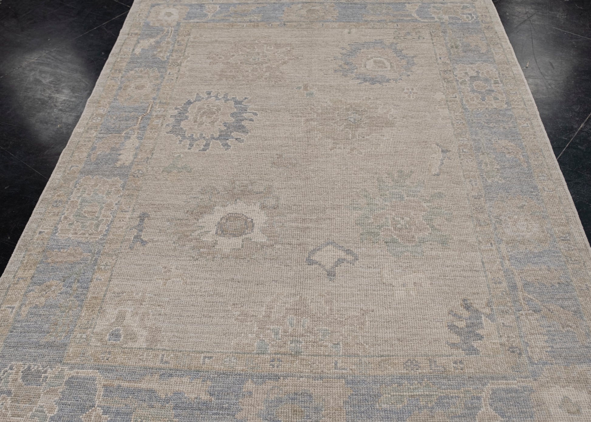 Turkish Oushak Rug 5'2" x 7' #11552