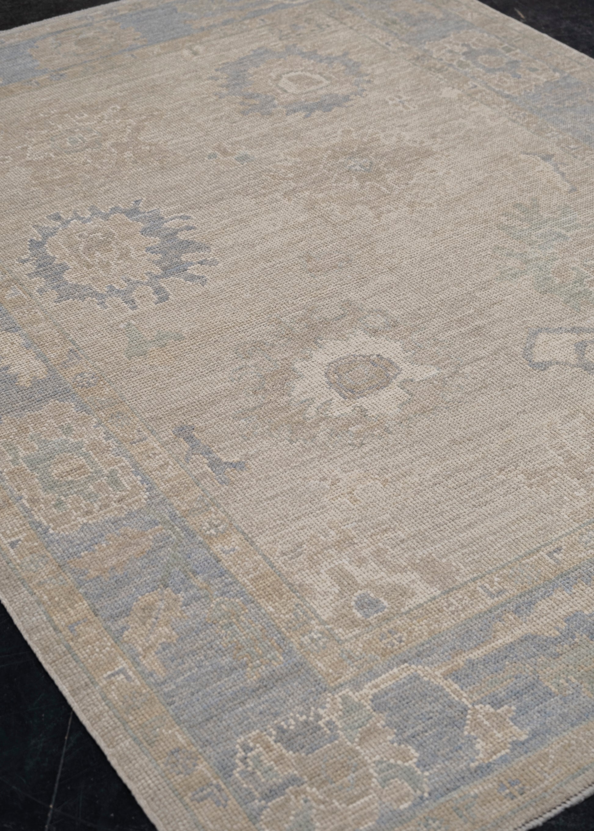 Turkish Oushak Rug 5'2" x 7' #11552