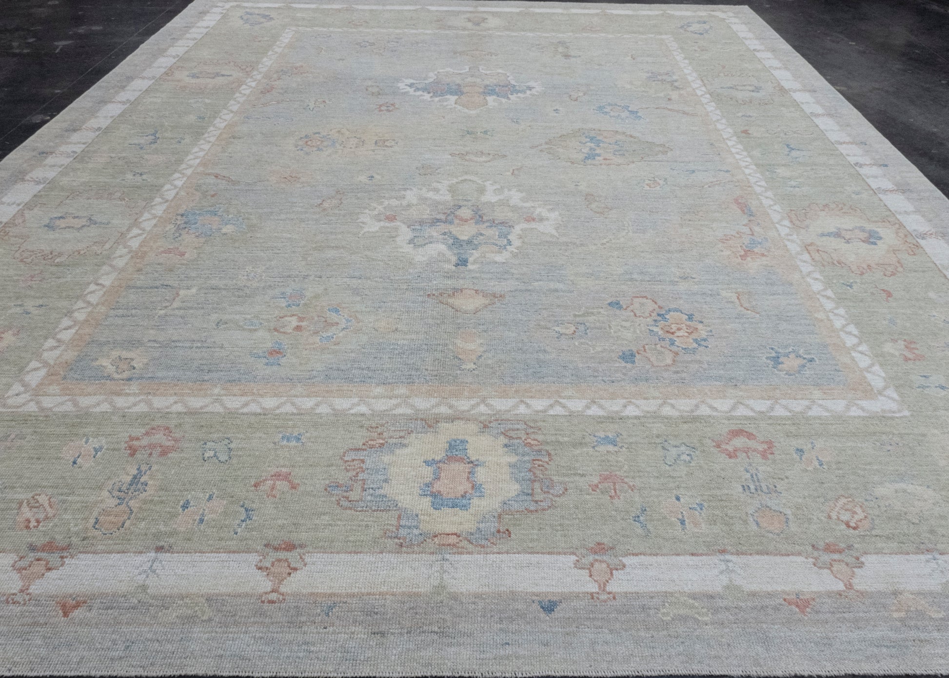 Turkish Oushak Rug 12' x 15'2" #17819