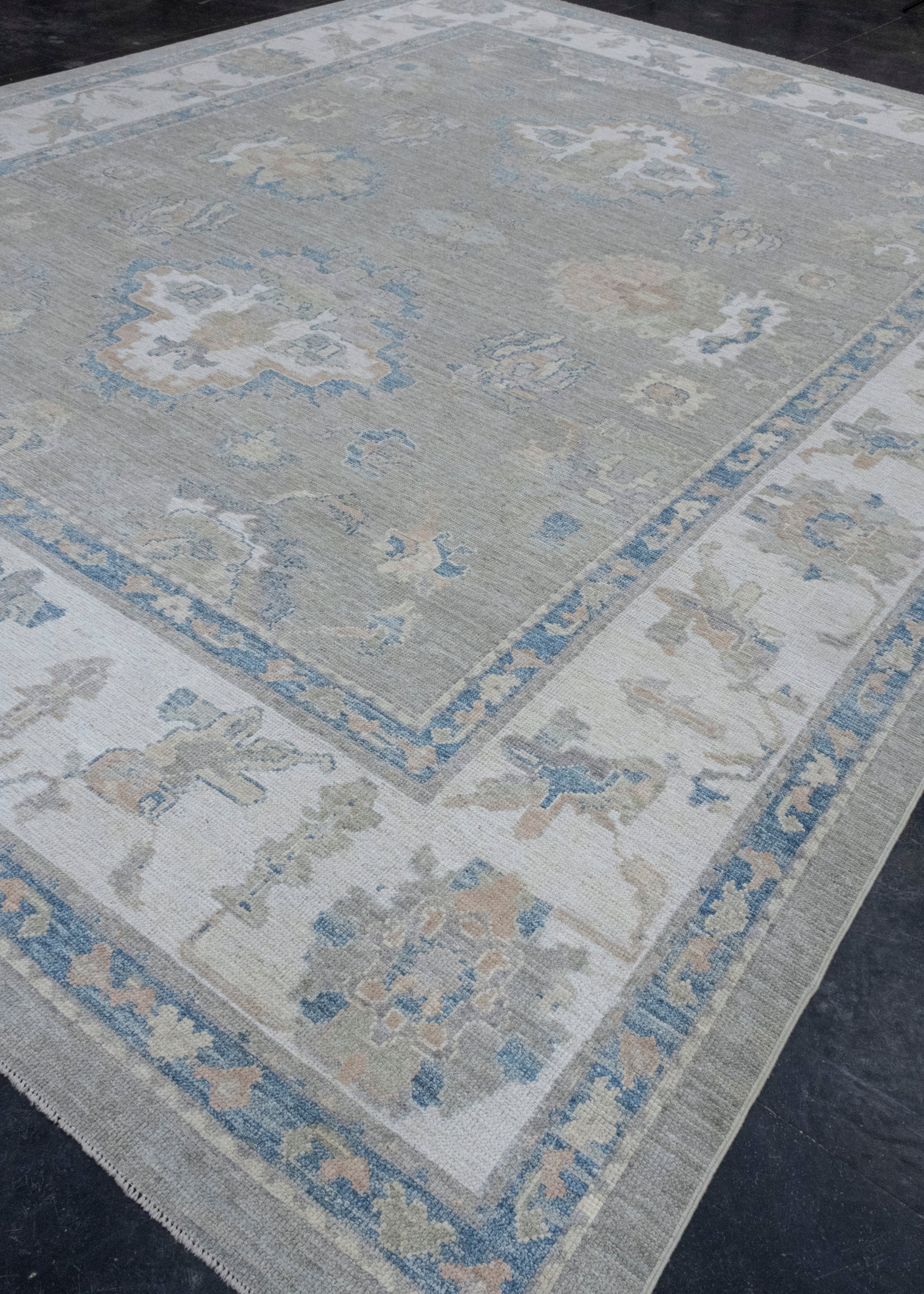 Turkish Oushak Rug 11'9" x 15'1" #17812