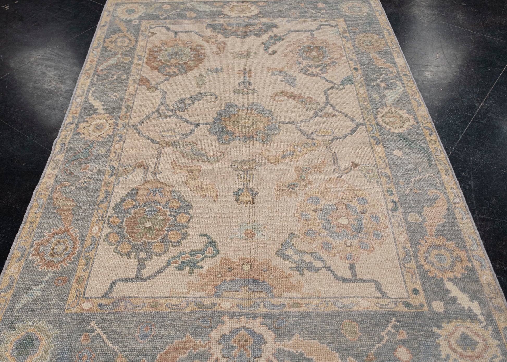 Turkish Oushak Rug 5' x 7'2" #12129