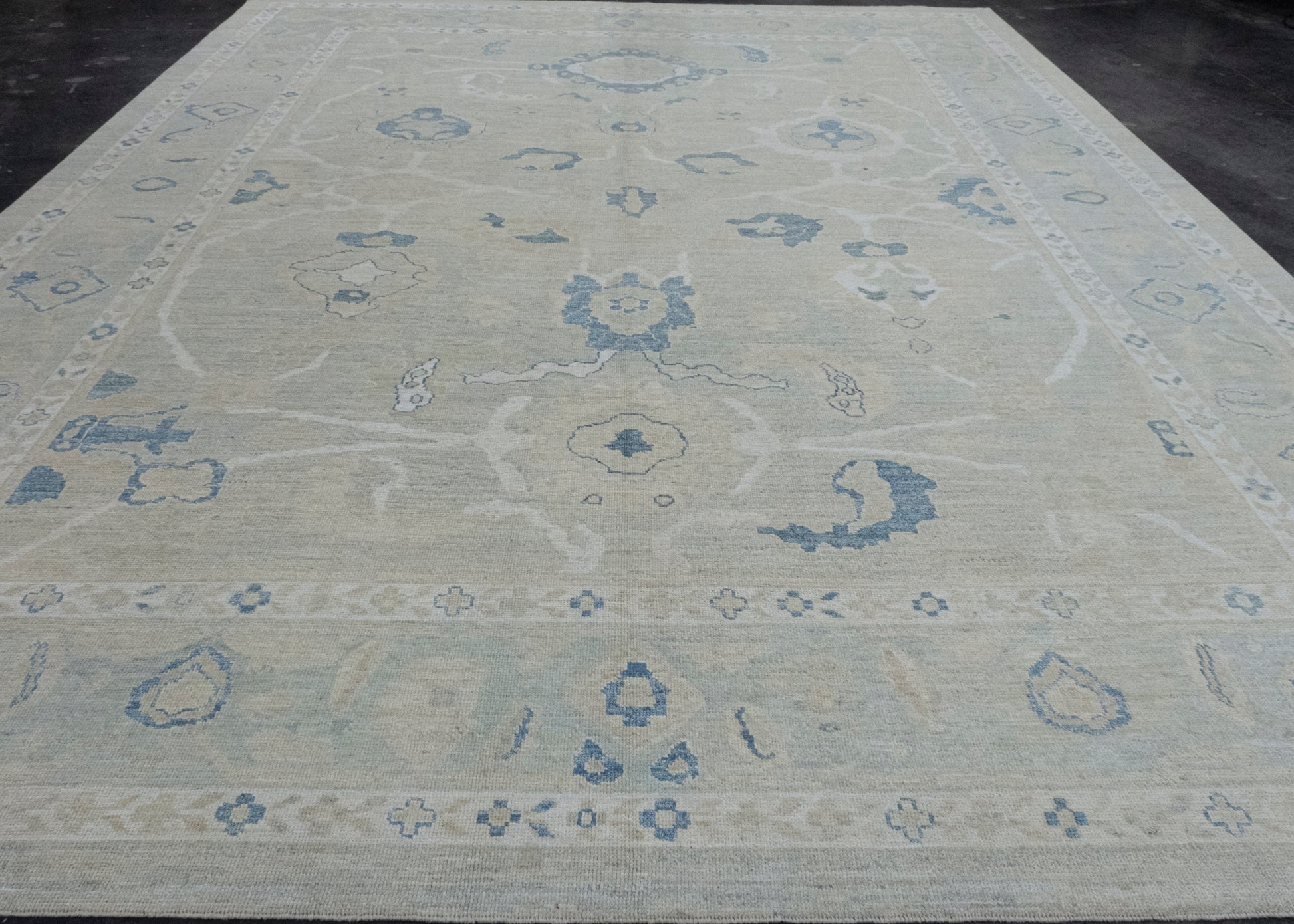 Turkish Oushak Rug 12'5" x 16'1" #17705