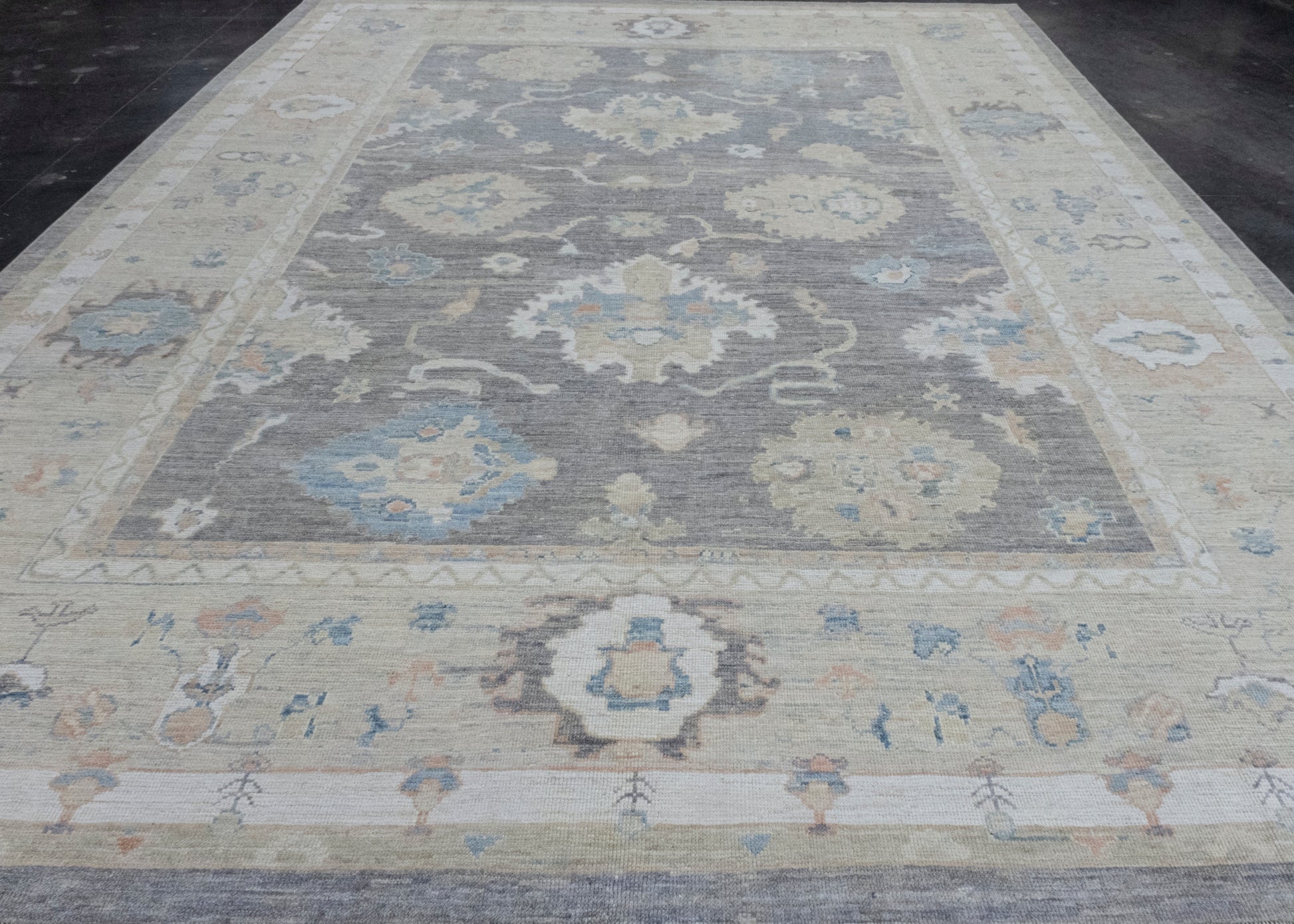 Turkish Oushak Rug 11'4" x 15'2" #17859
