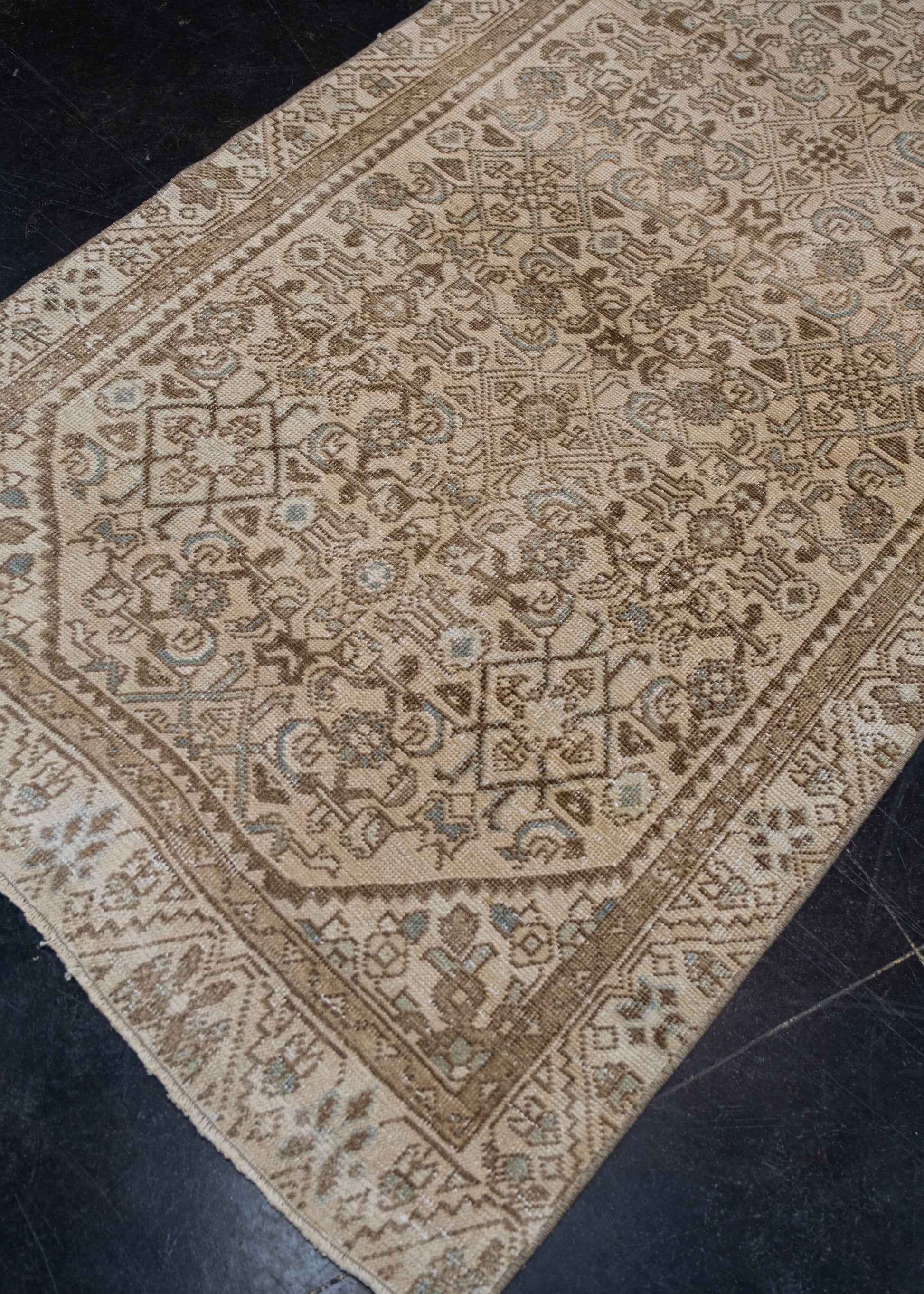 Turkish Vintage Anatolian Rug 3' x 11'7" #6010