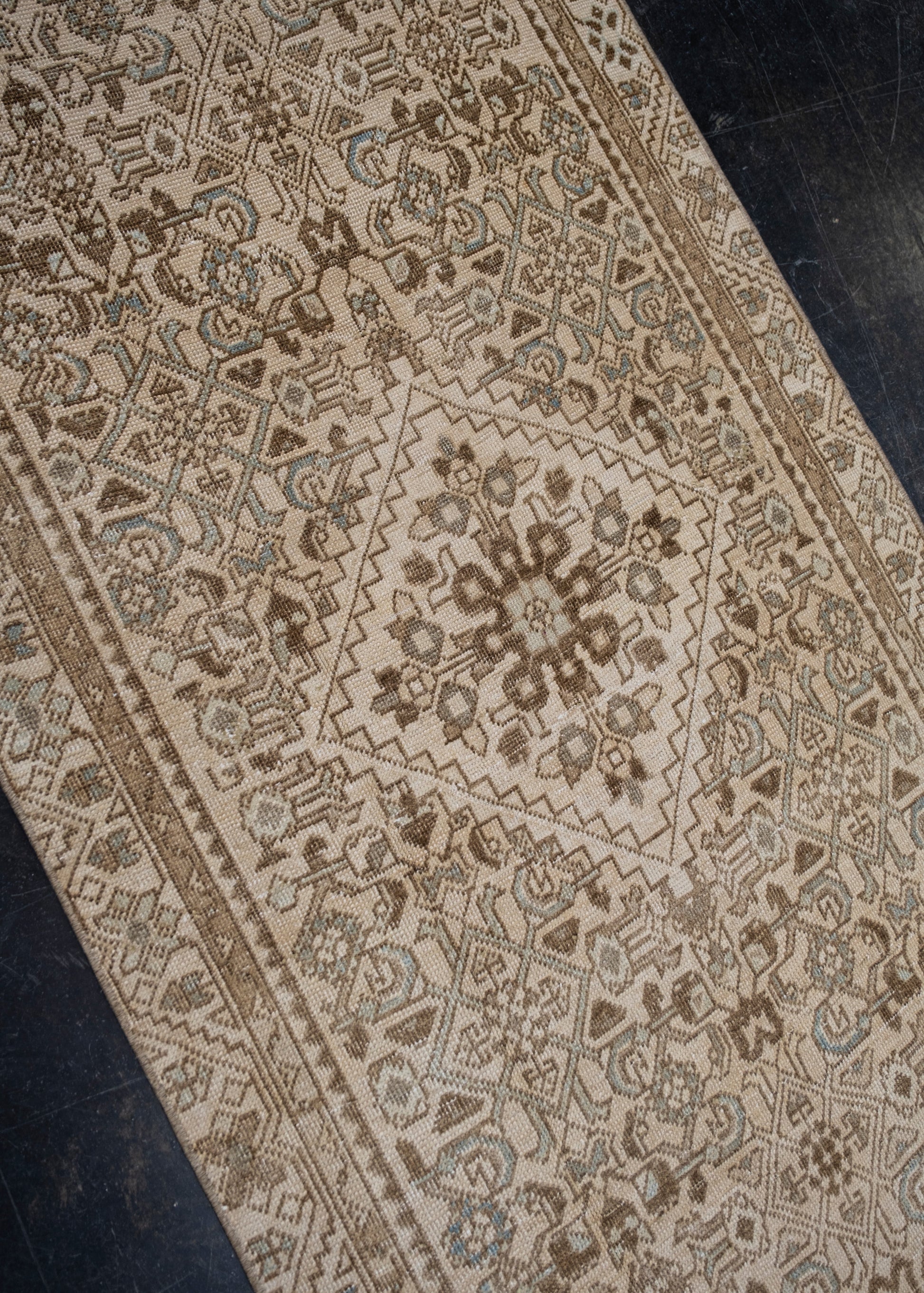 Turkish Vintage Anatolian Rug 3' x 11'7" #6010