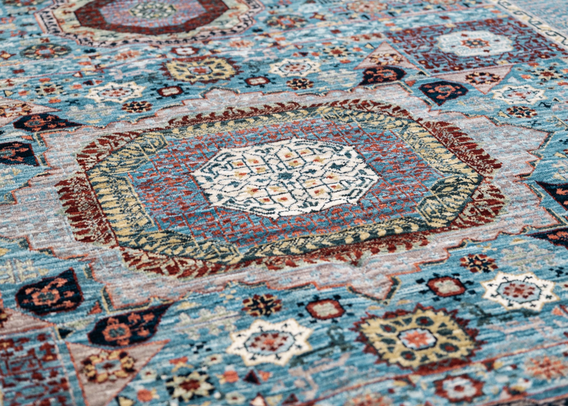 Oriental Hand Knotted Mamluk Rug 5' x 6'5" #SA-606