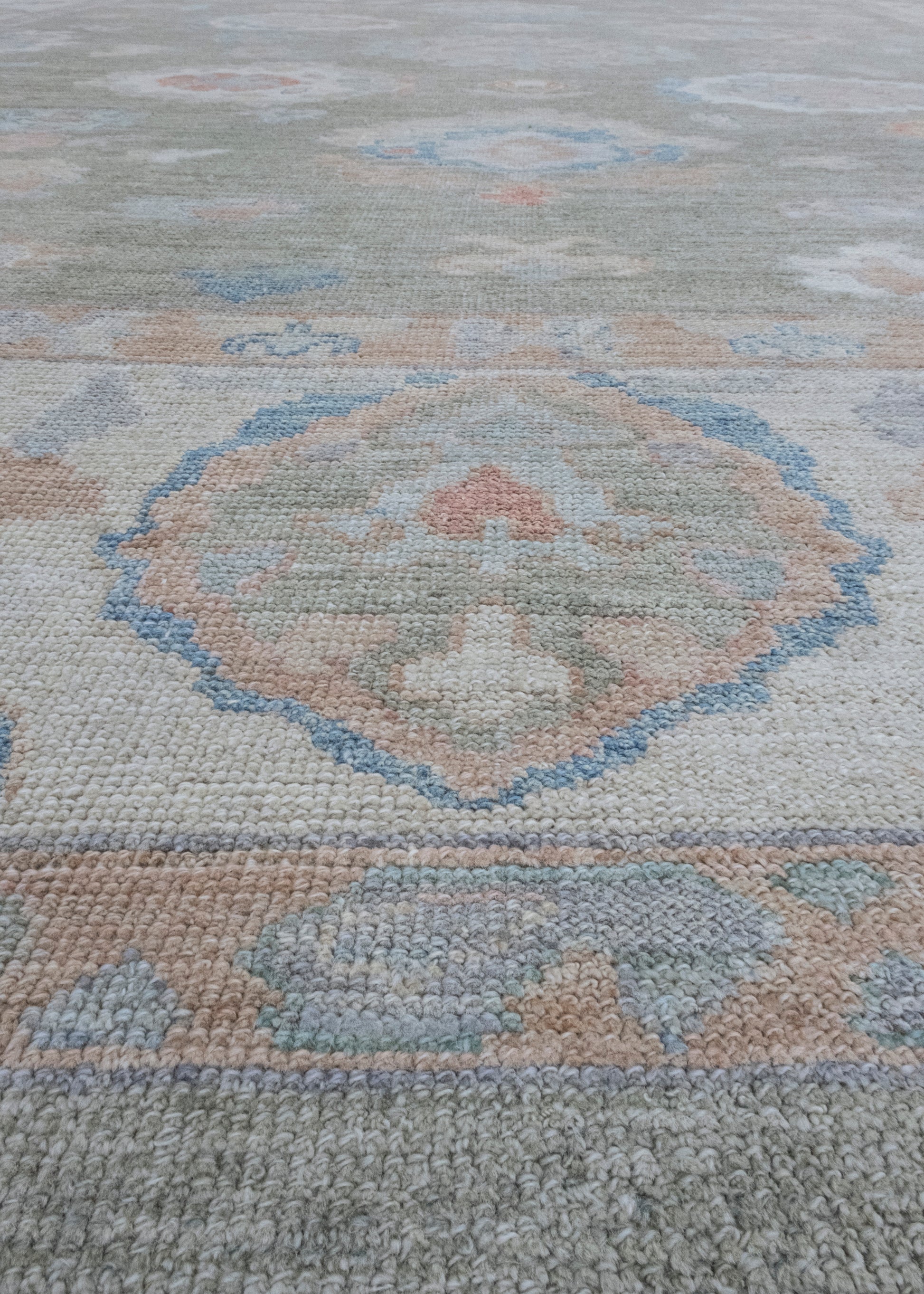 Turkish Oushak Rug 12'1" x 15' #17824