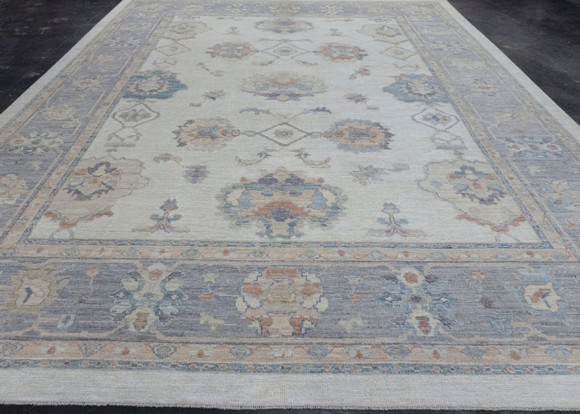Turkish Oushak Rug 11'8" x 15'2" #17857