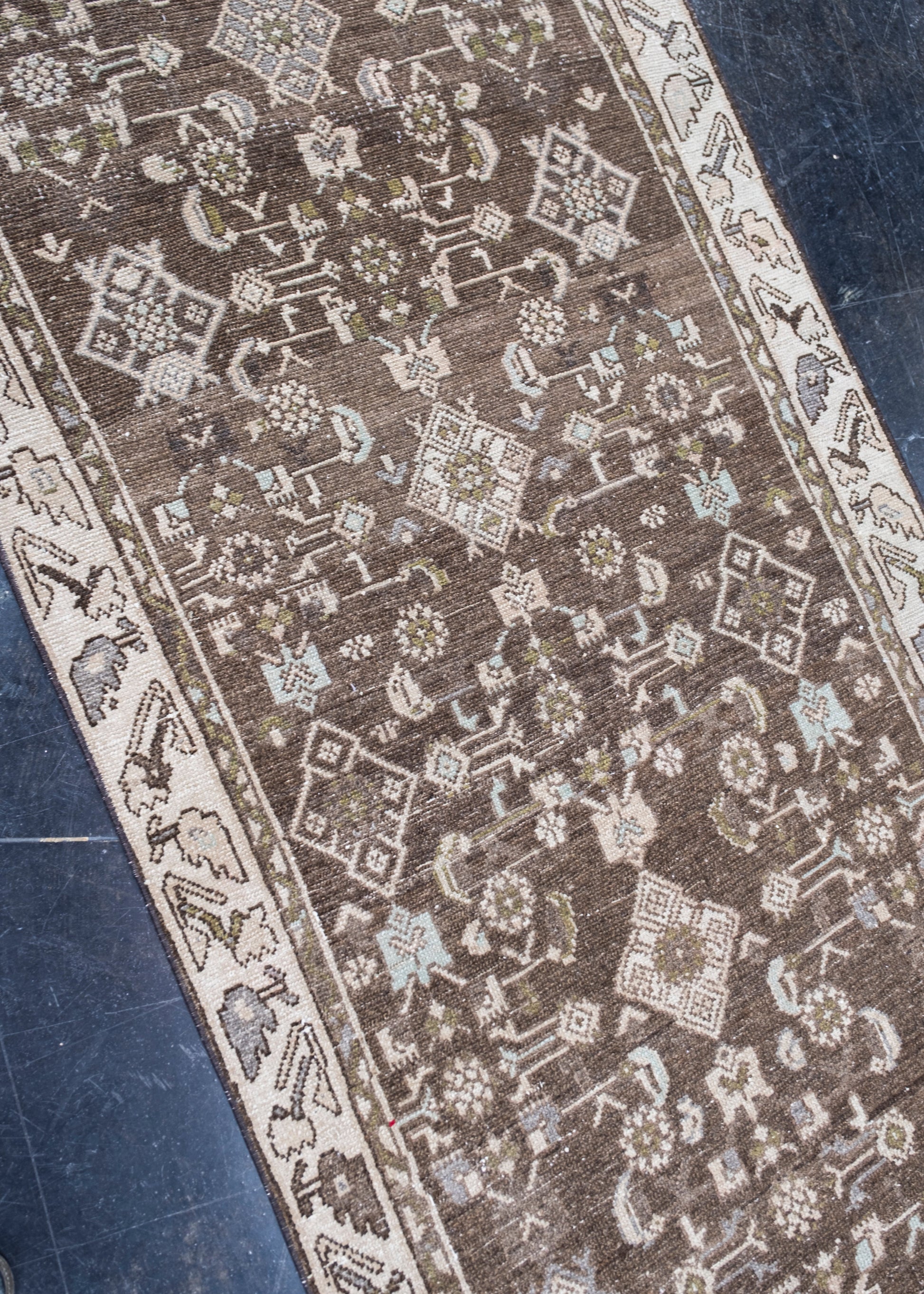 Turkish Vintage Anatolian Rug 3' x 12'3" #6012