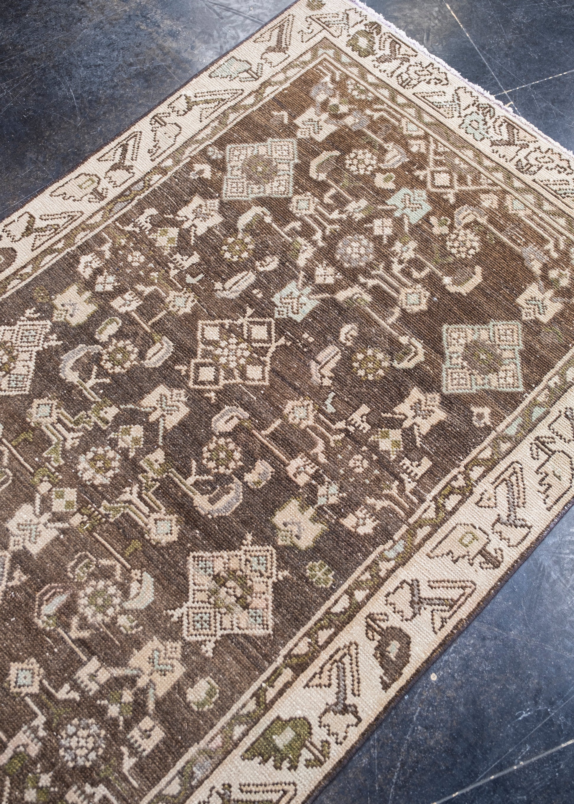 Turkish Vintage Anatolian Rug 3' x 12'3" #6012