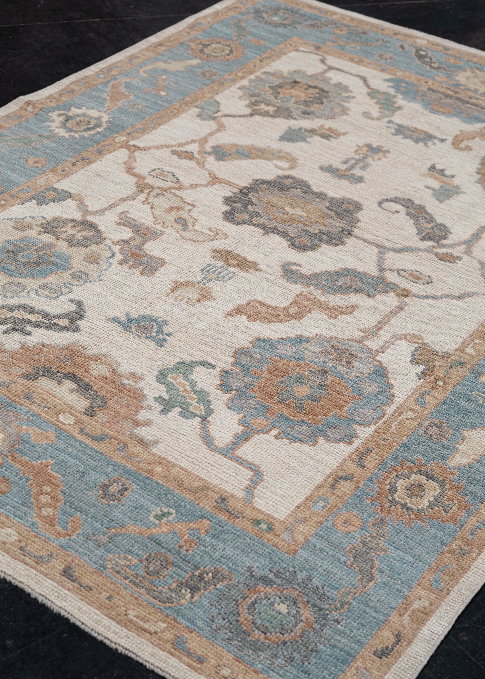 Turkish Oushak Rug 5'2" x 7'5" #11685