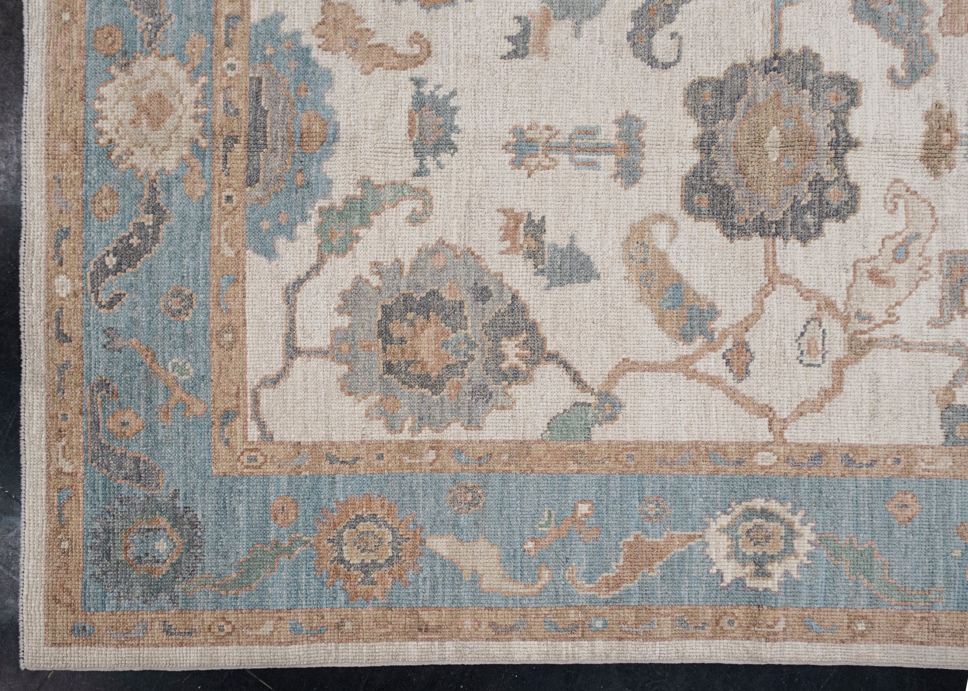 Turkish Oushak Rug 5'2" x 7'5" #11685