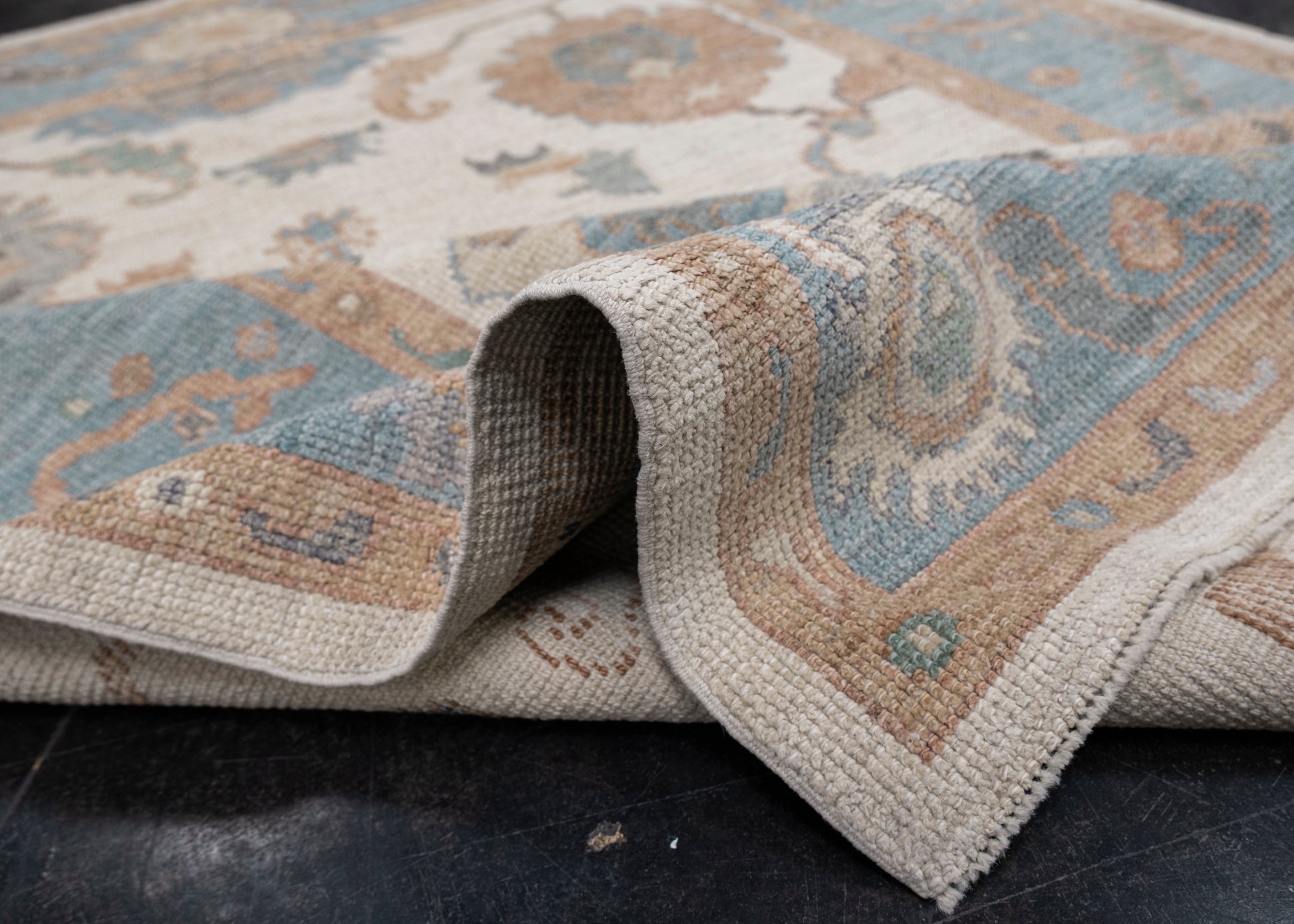 Turkish Oushak Rug 5'2" x 7'5" #11685