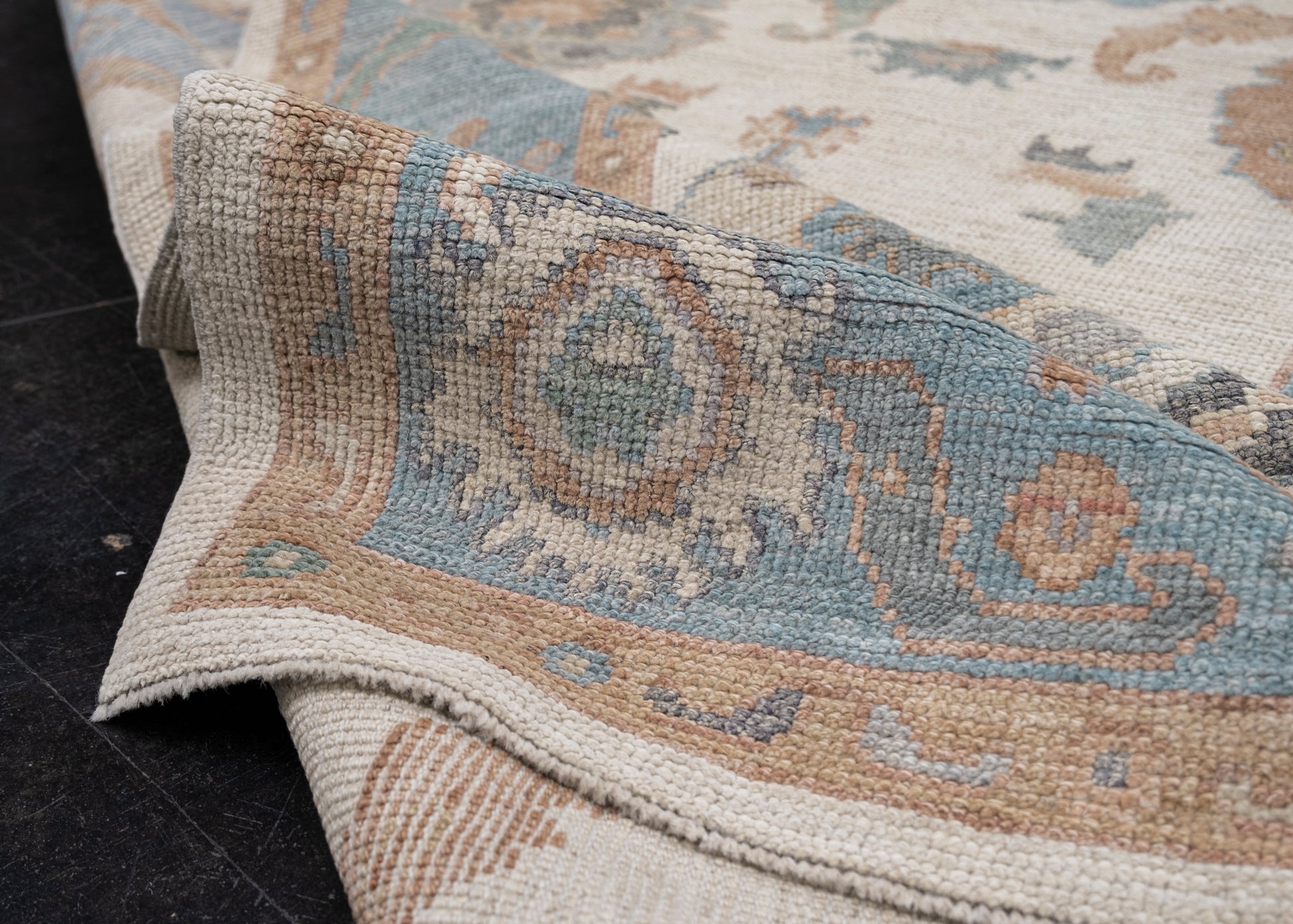 Turkish Oushak Rug 5'2" x 7'5" #11685