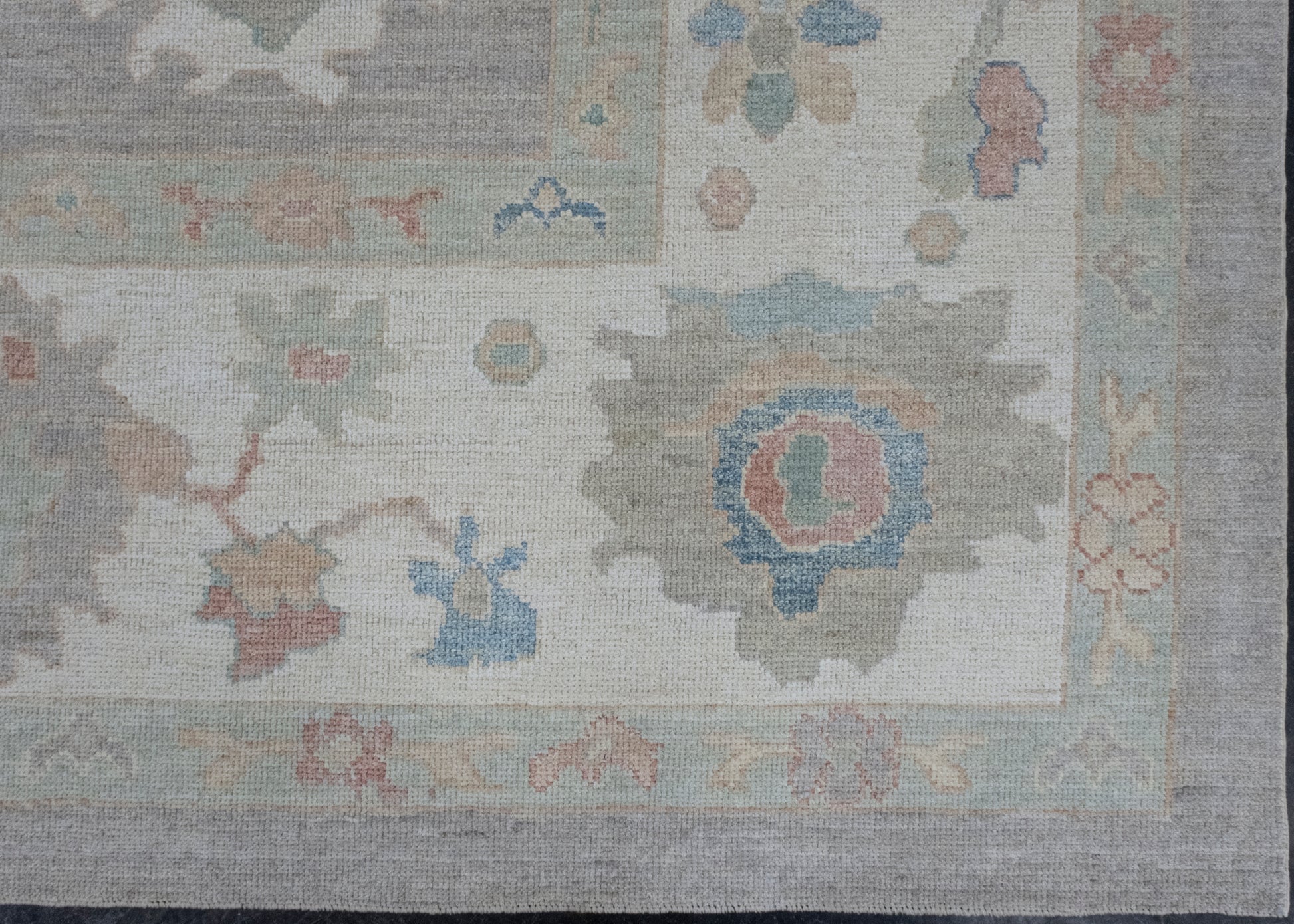 Turkish Oushak Rug 12'4" x 15'3" #17785