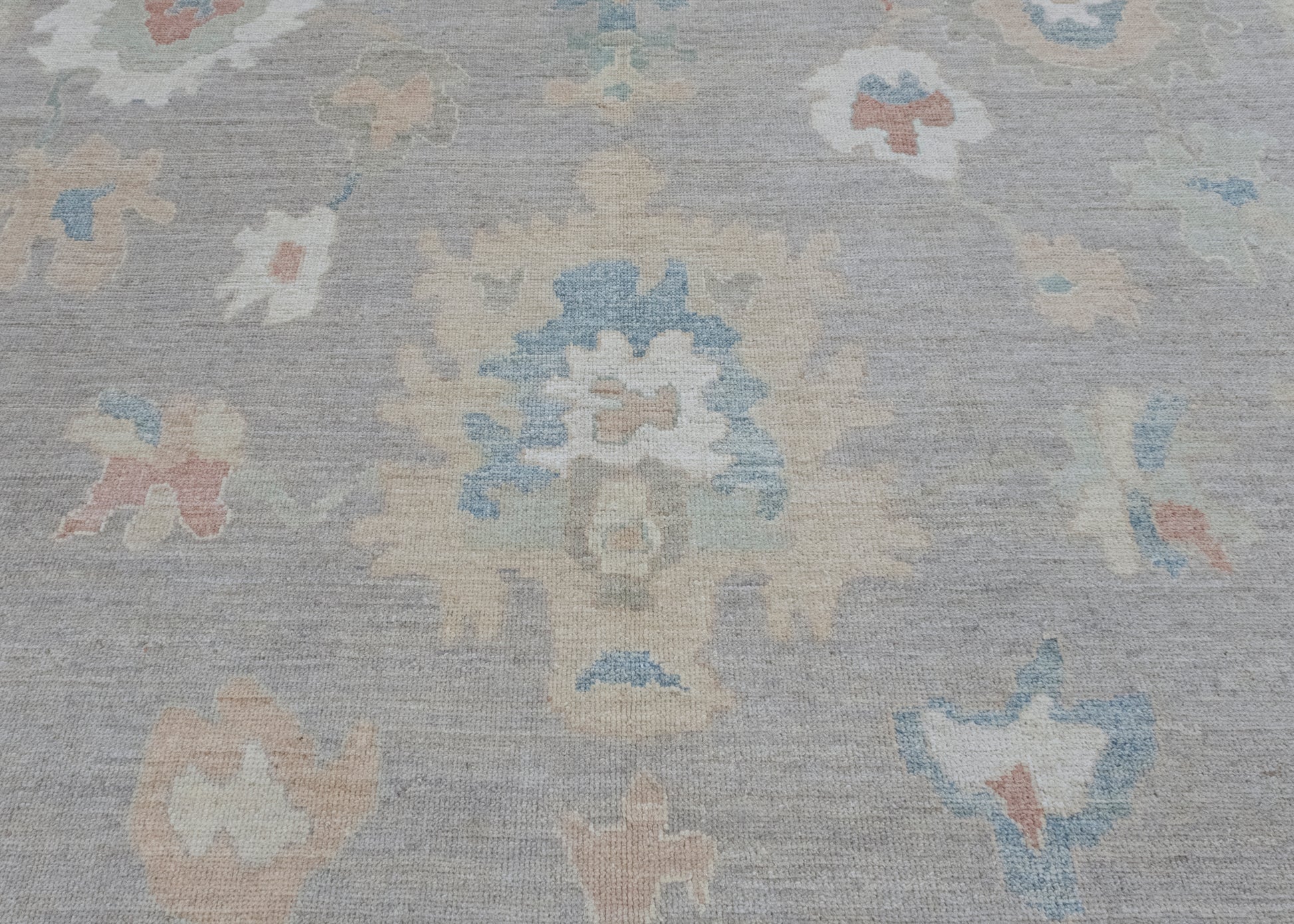 Turkish Oushak Rug 12'4" x 15'3" #17785