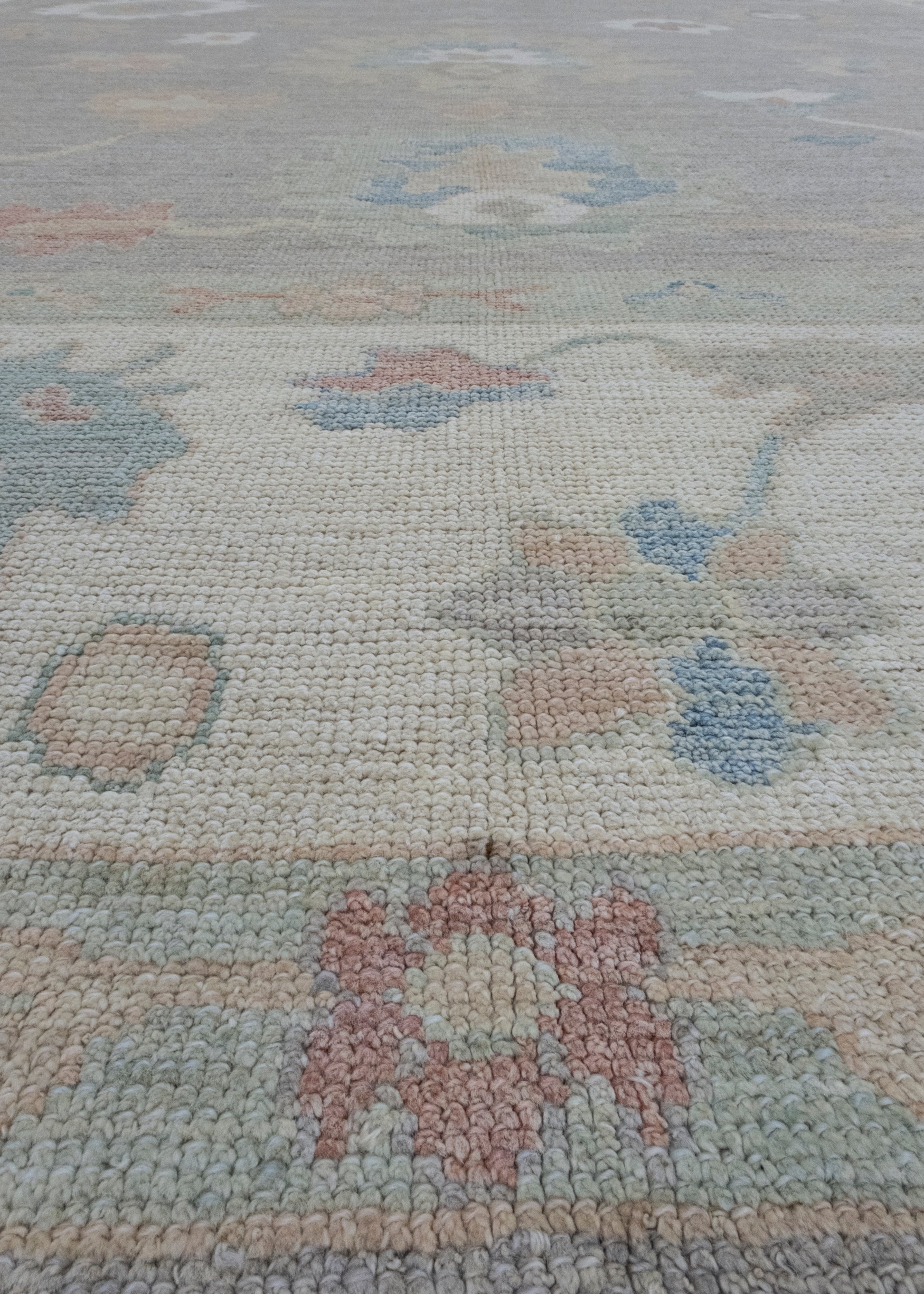 Turkish Oushak Rug 12'4" x 15'3" #17785