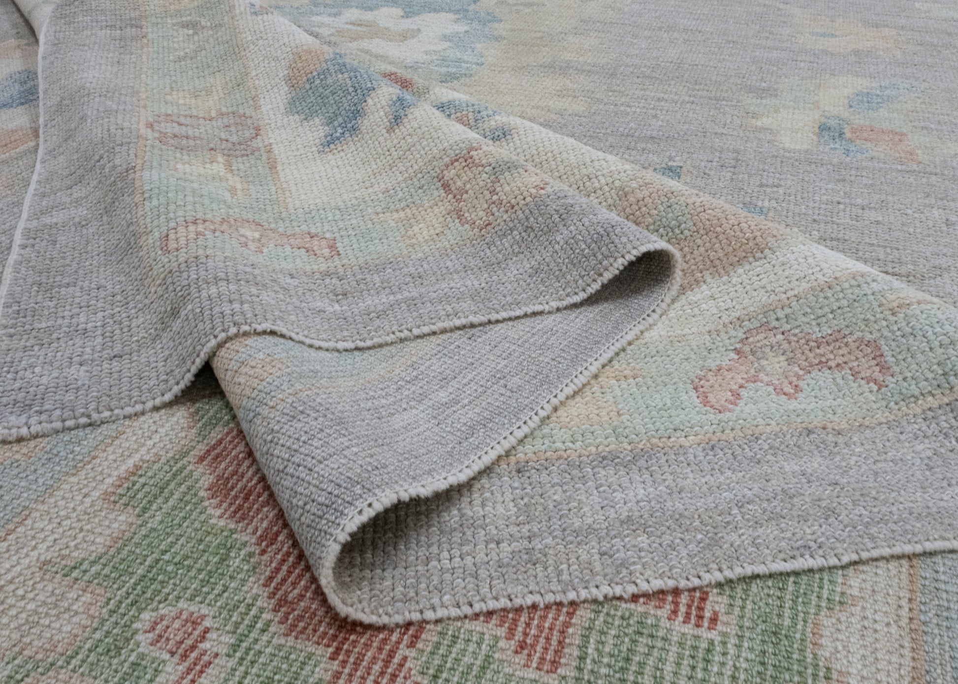 Turkish Oushak Rug 12'4" x 15'3" #17785