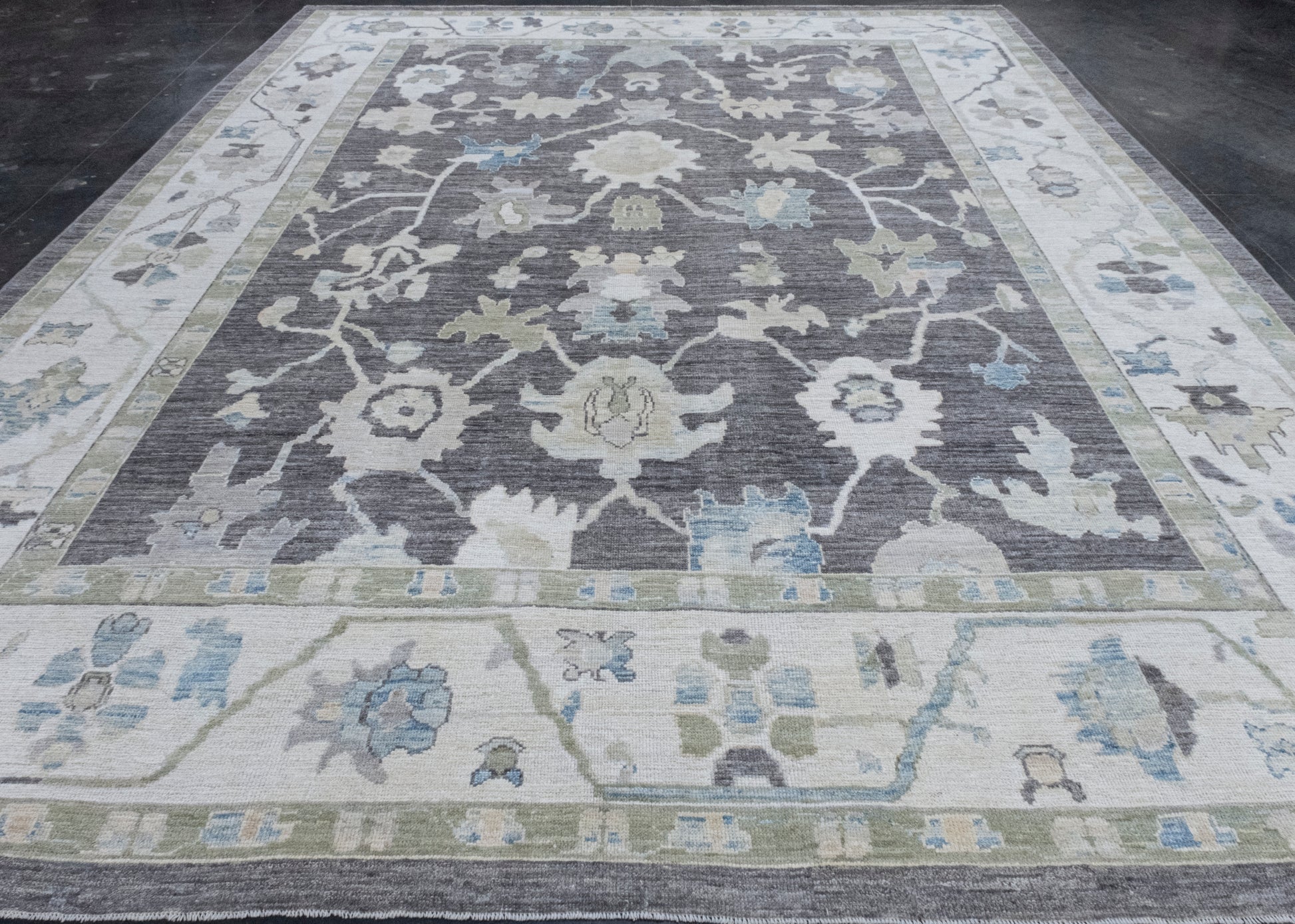 Turkish Oushak Rug 11'3" x 14'8" #17944