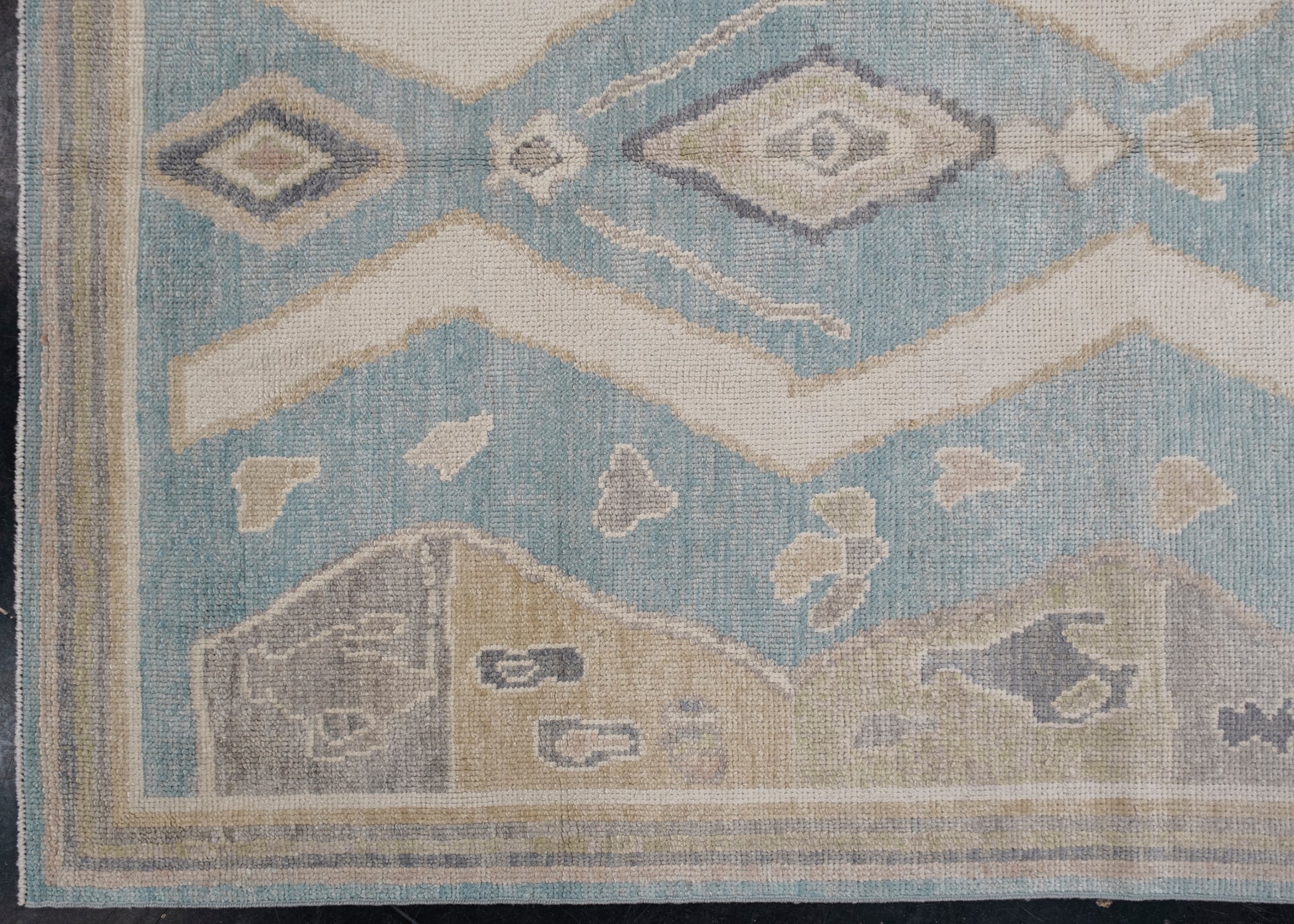 Turkish Oushak Rug 4'10" x 7'2" #12080