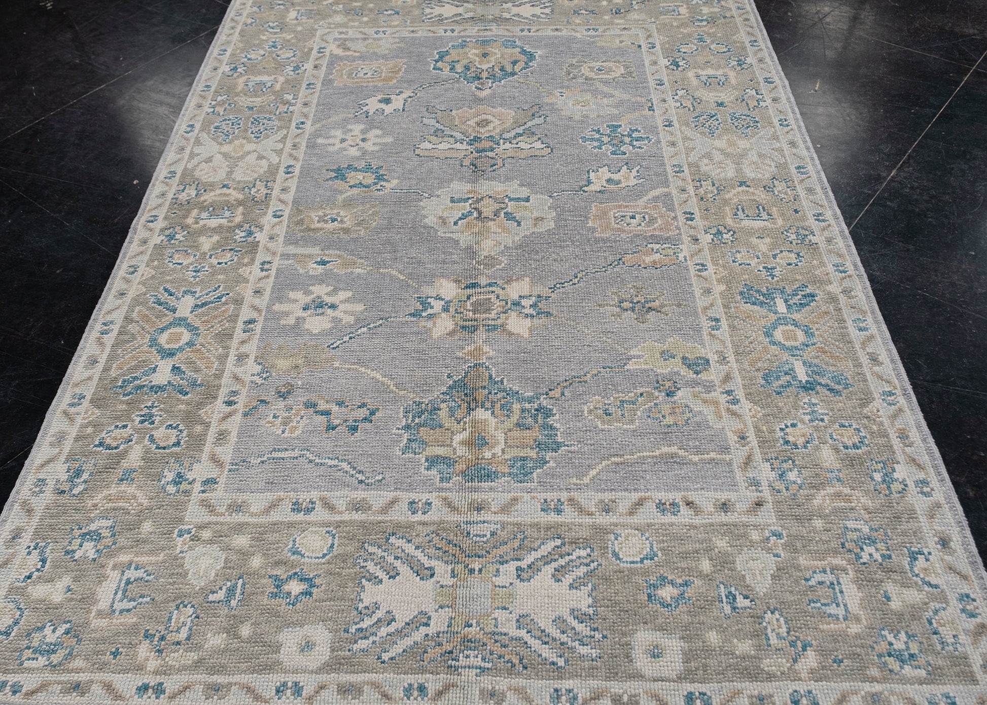 Turkish Oushak Rug 5'1" x 7'2" #11943