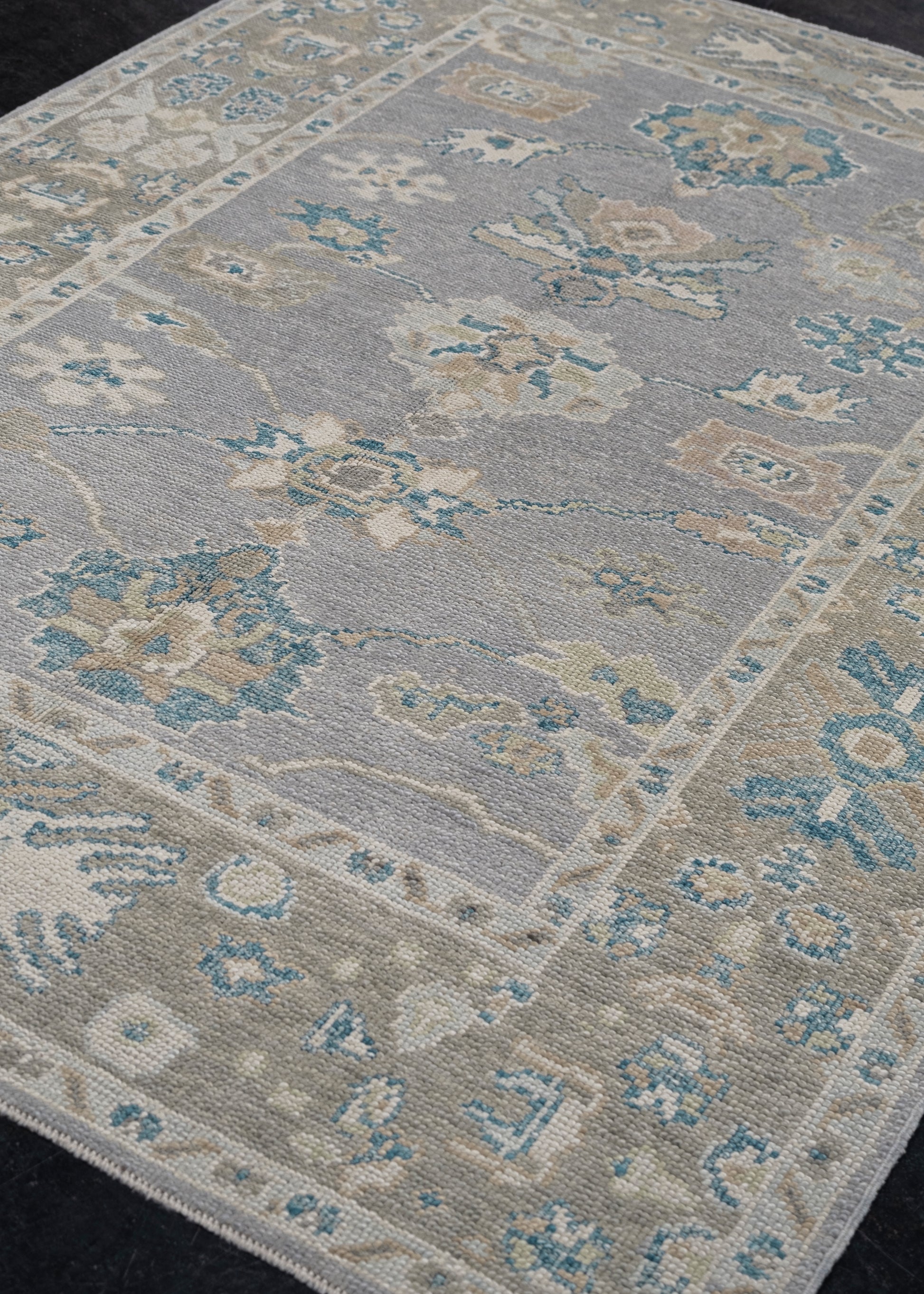 Turkish Oushak Rug 5'1" x 7'2" #11943