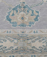 Turkish Oushak Rug 5'1" x 7'2" #11943