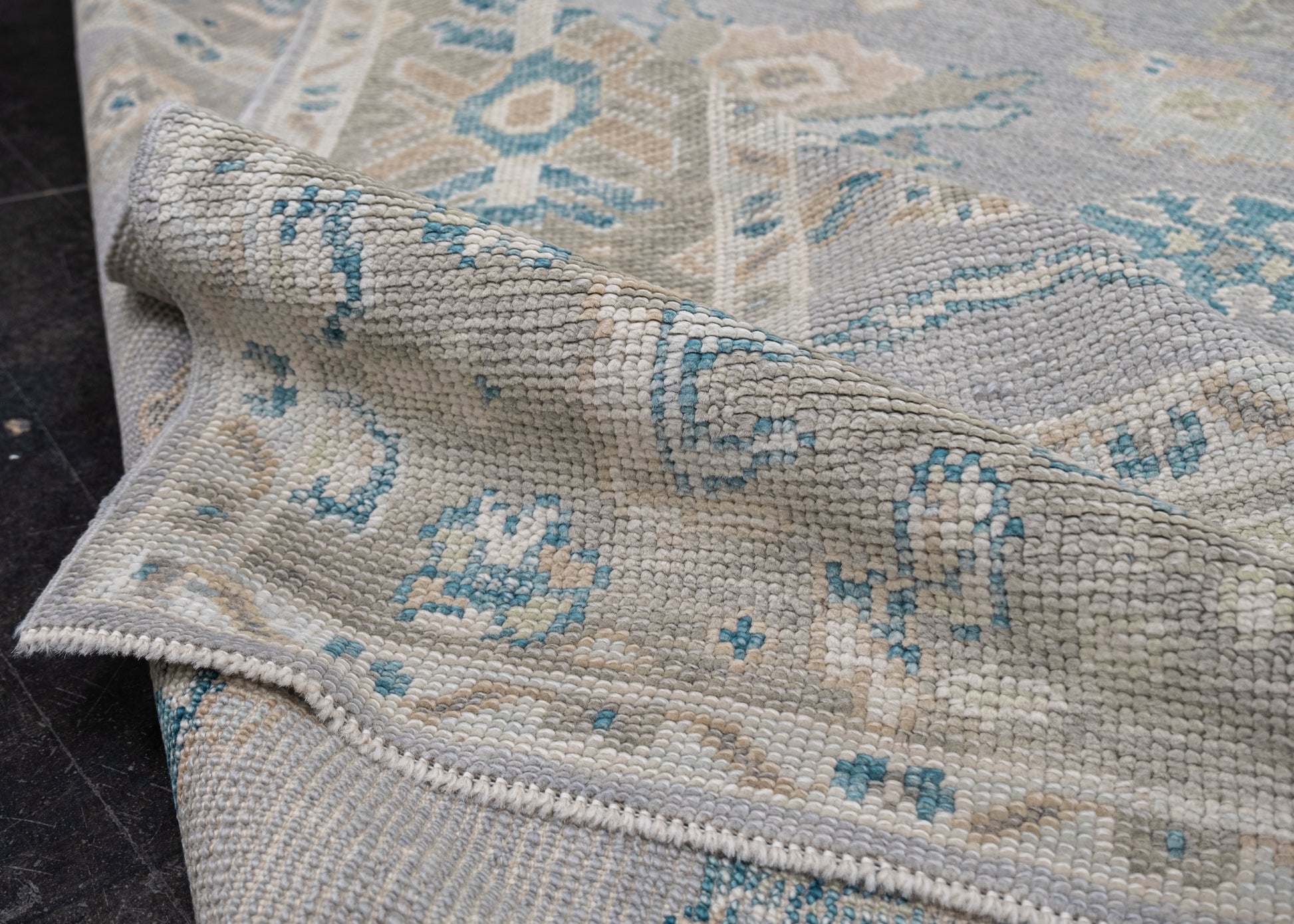 Turkish Oushak Rug 5'1" x 7'2" #11943