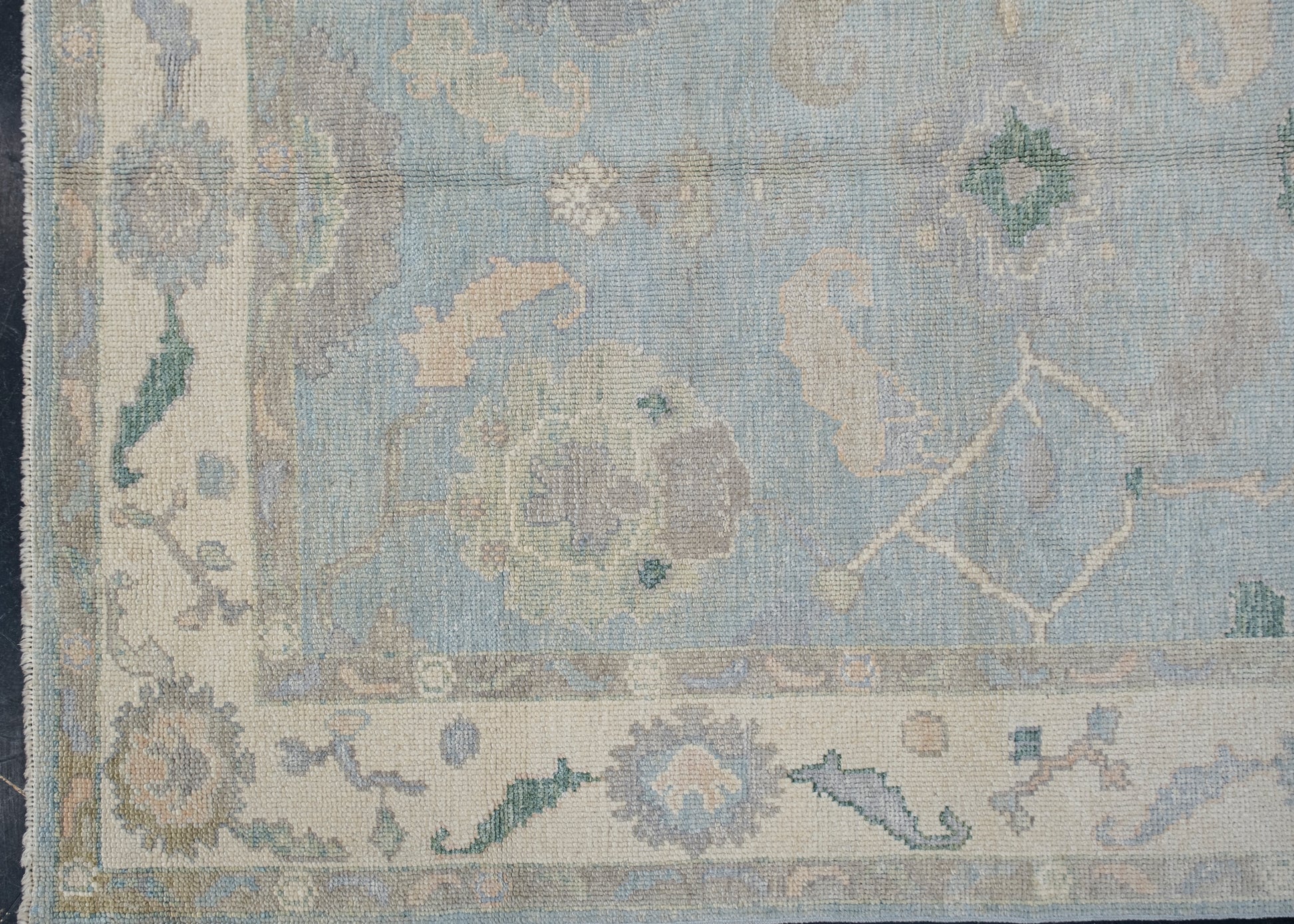 Turkish Oushak Rug 5'1" x 6'7" #12330