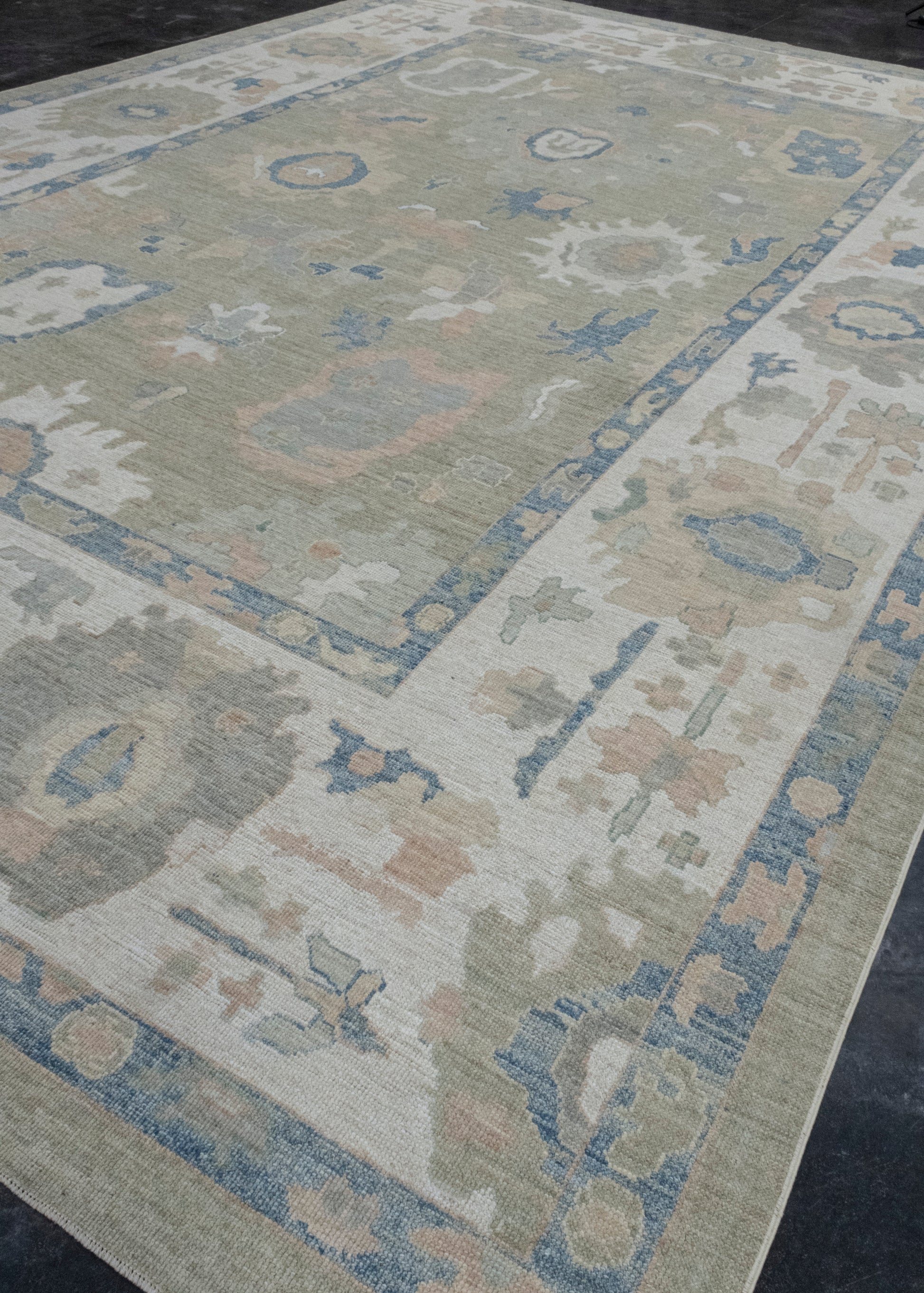 Turkish Oushak Rug 12'10" x 18'11" #17867