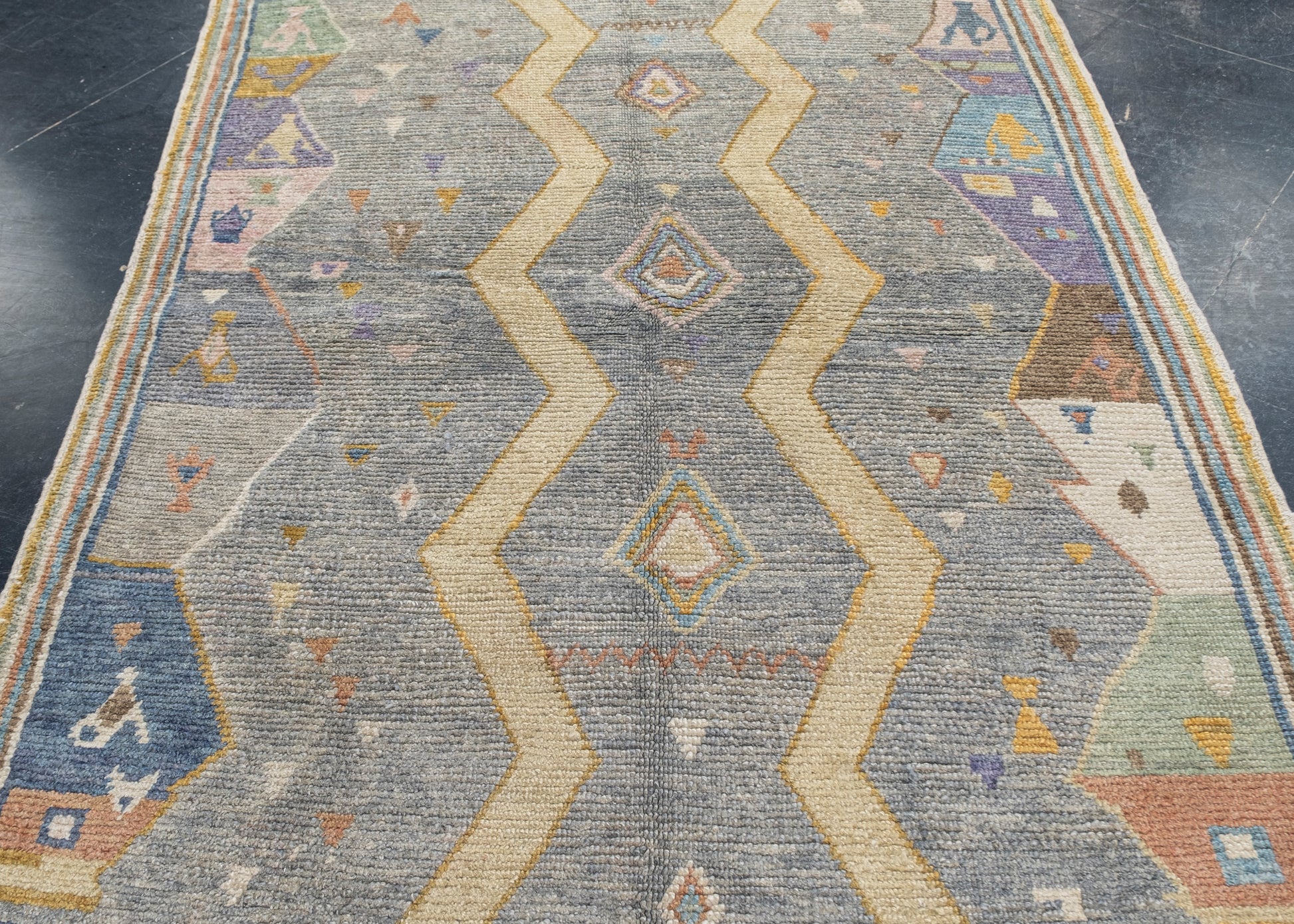 Turkish Oushak Rug 5'4" x 7'7" #4607