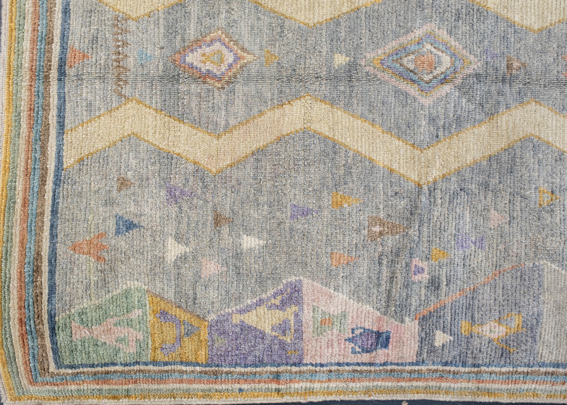 Turkish Oushak Rug 5'4" x 7'7" #4607