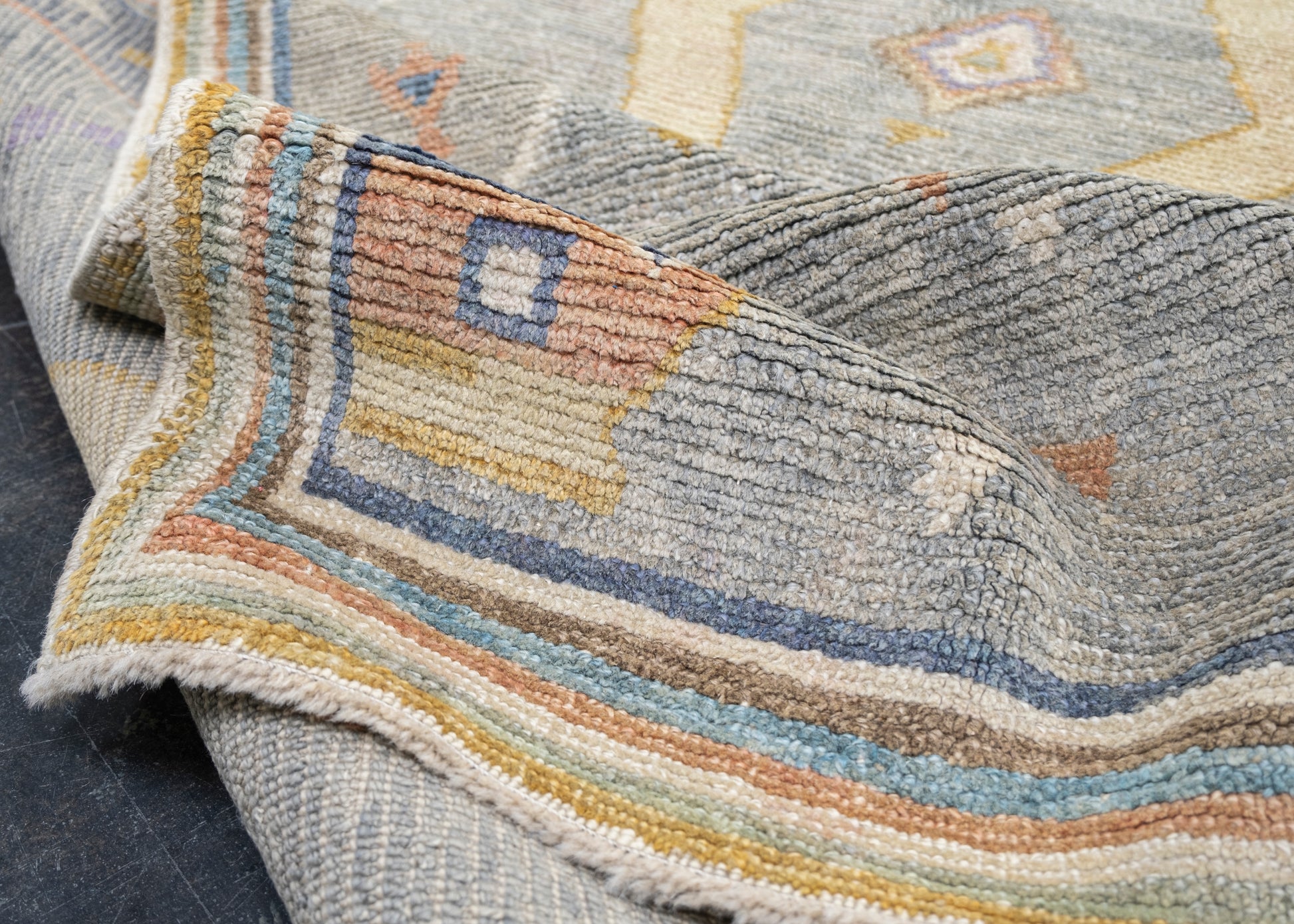 Turkish Oushak Rug 5'4" x 7'7" #4607