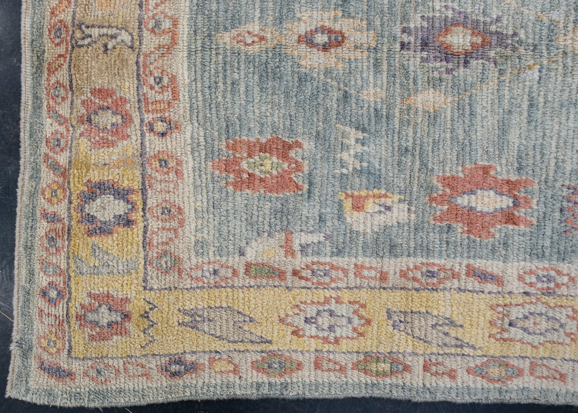 Square Turkish Oushak Rug 5'4" x 5'10" #4595