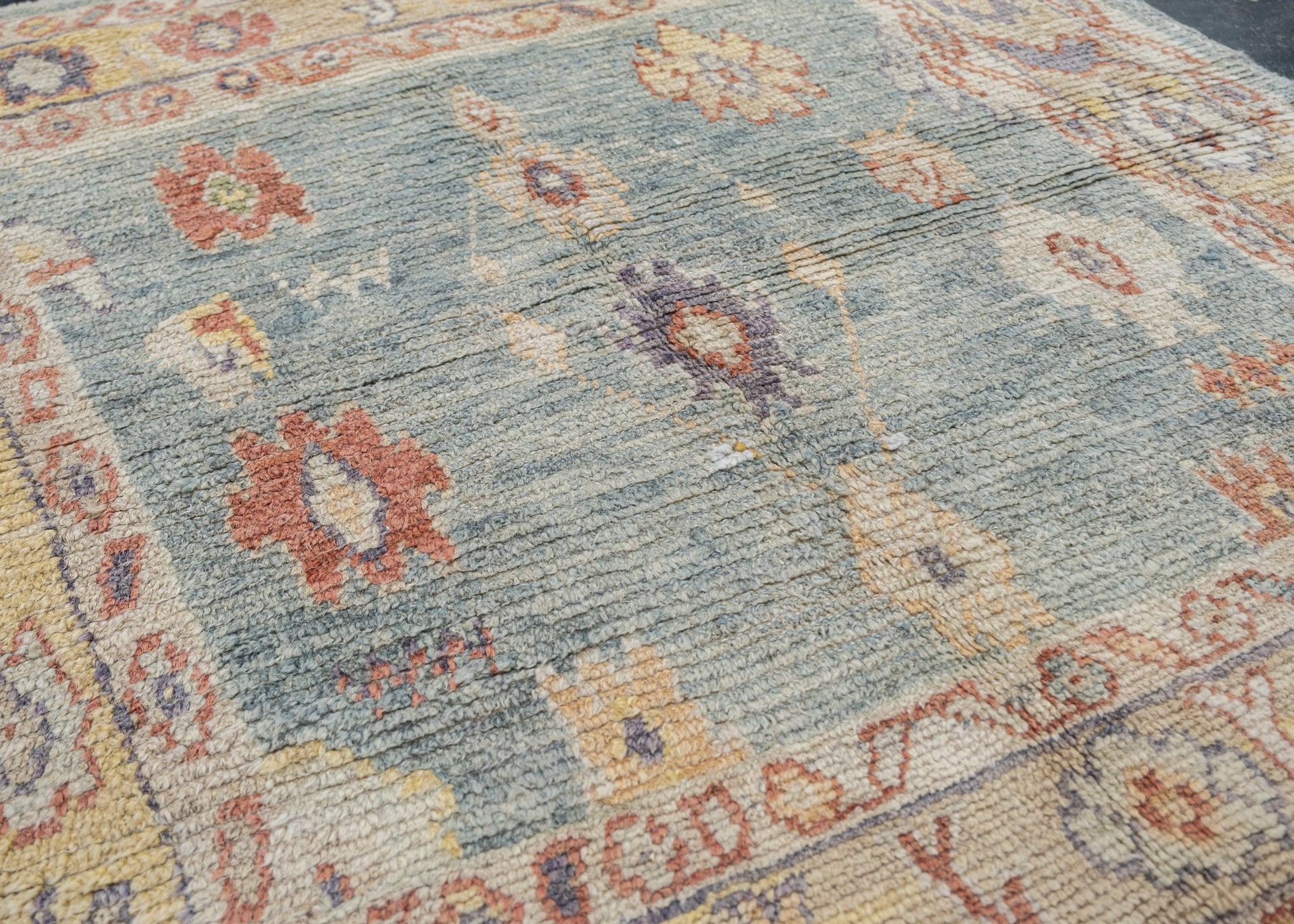Square Turkish Oushak Rug 5'4" x 5'10" #4595
