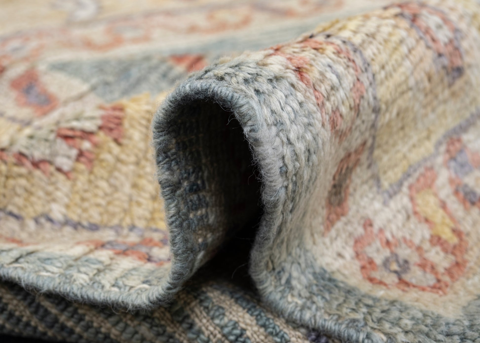 Square Turkish Oushak Rug 5'4" x 5'10" #4595