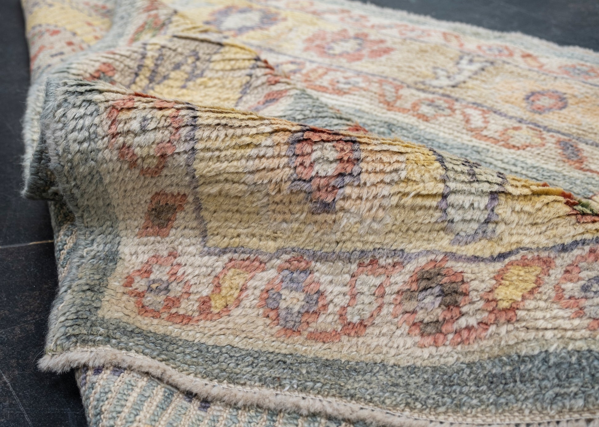 Square Turkish Oushak Rug 5'4" x 5'10" #4595
