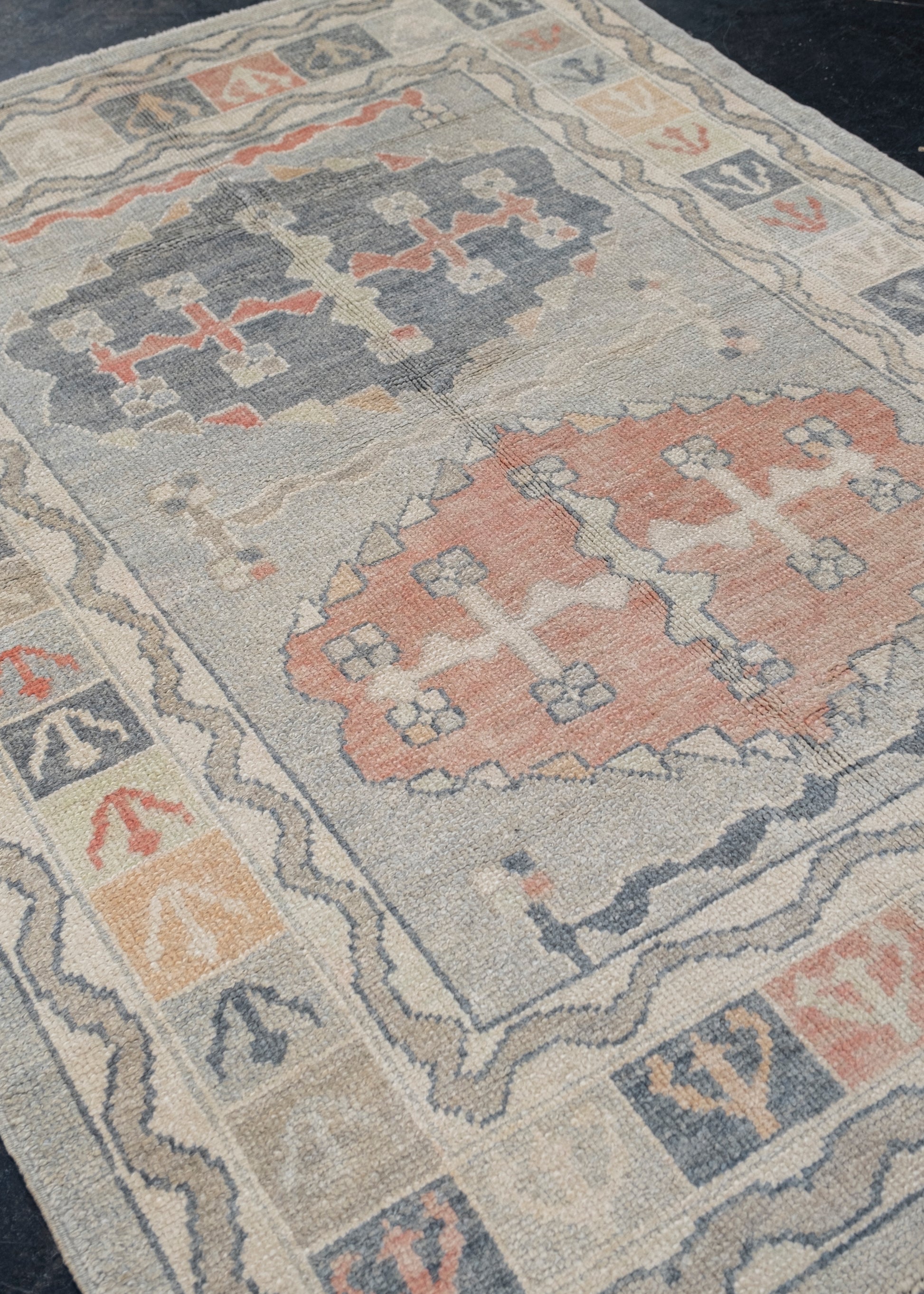 Turkish Oushak Rug 5'1" x 7'1" #5003