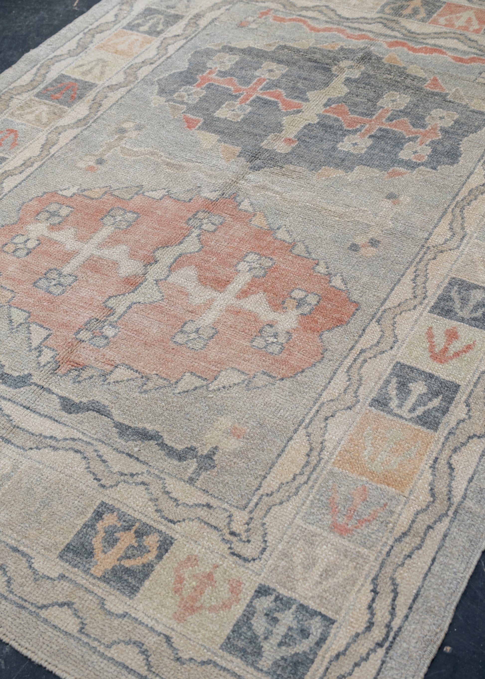 Turkish Oushak Rug 5'1" x 7'1" #5003